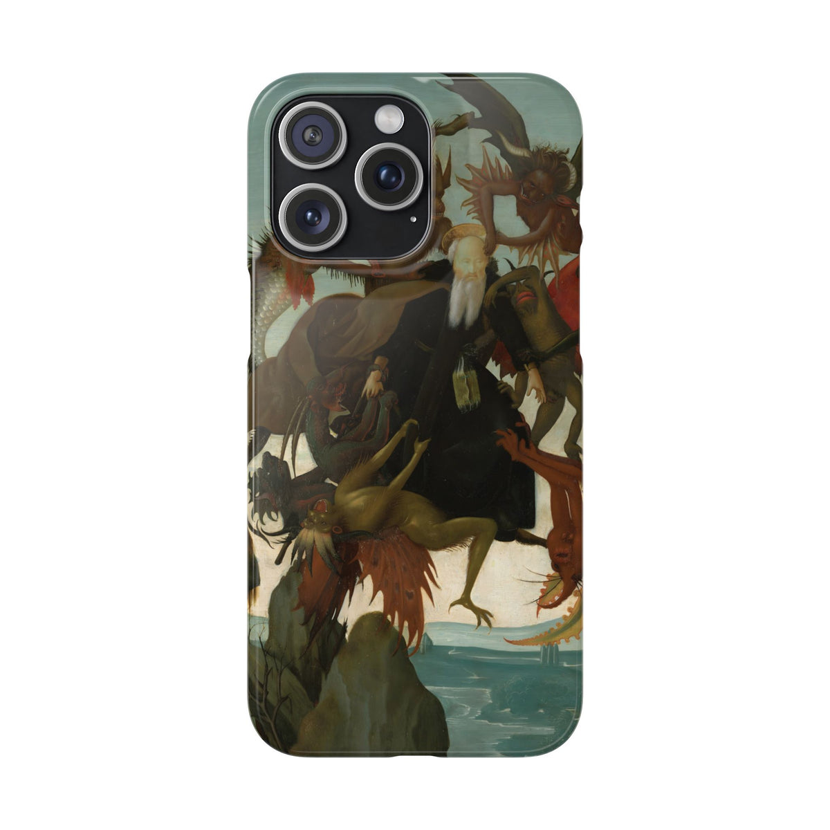 The Torment of Saint Anthony by Michelangelo - iPhone Slim Case