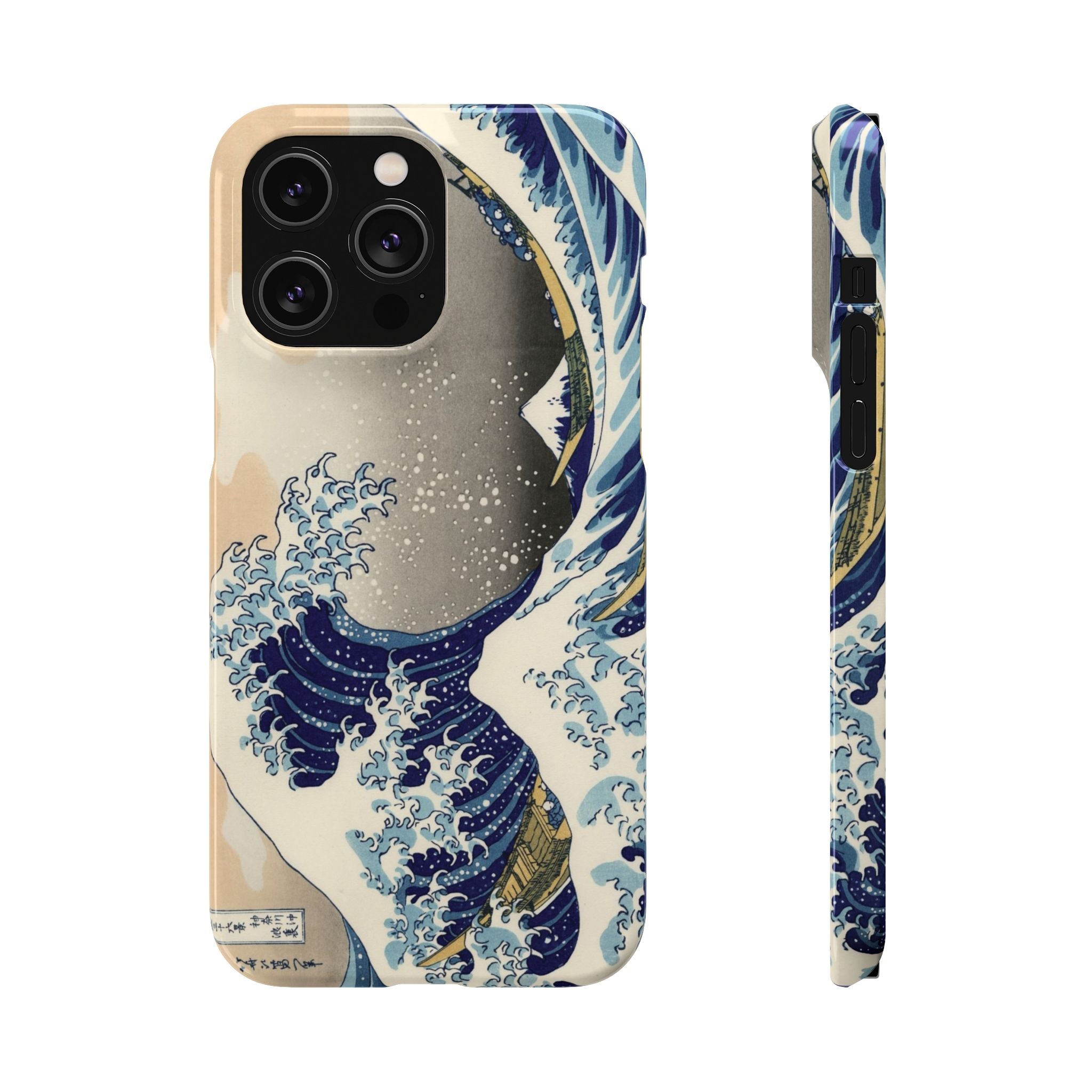 The Great Wave off Kanagawa by Hokusai - iPhone Slim Case