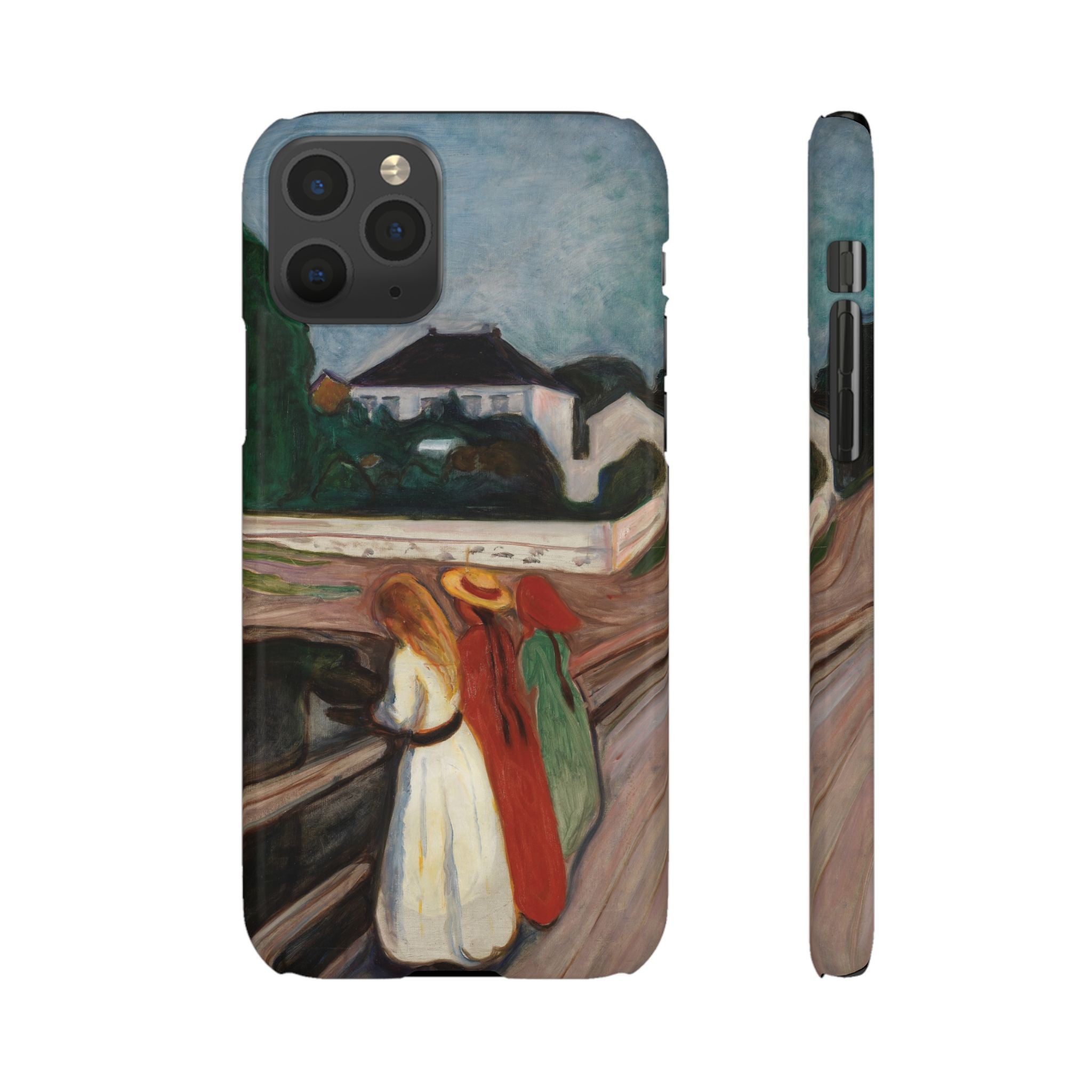 The Girls on the Bridge by Edvard Munch - iPhone Slim Case