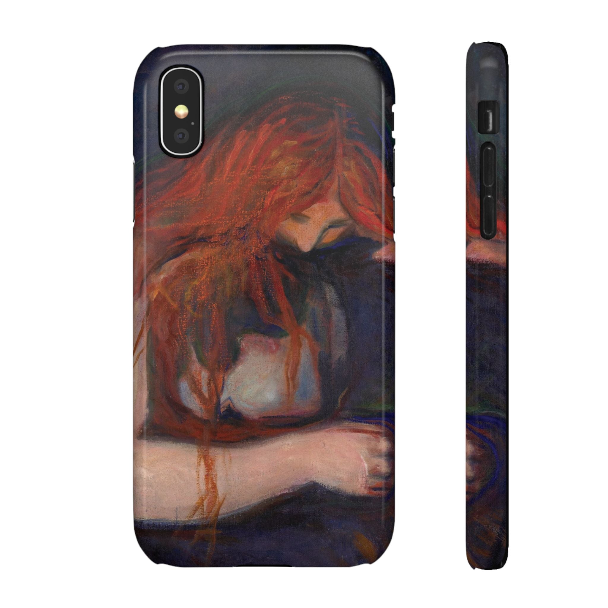 Vampire by Edvard Munch - iPhone Slim Case