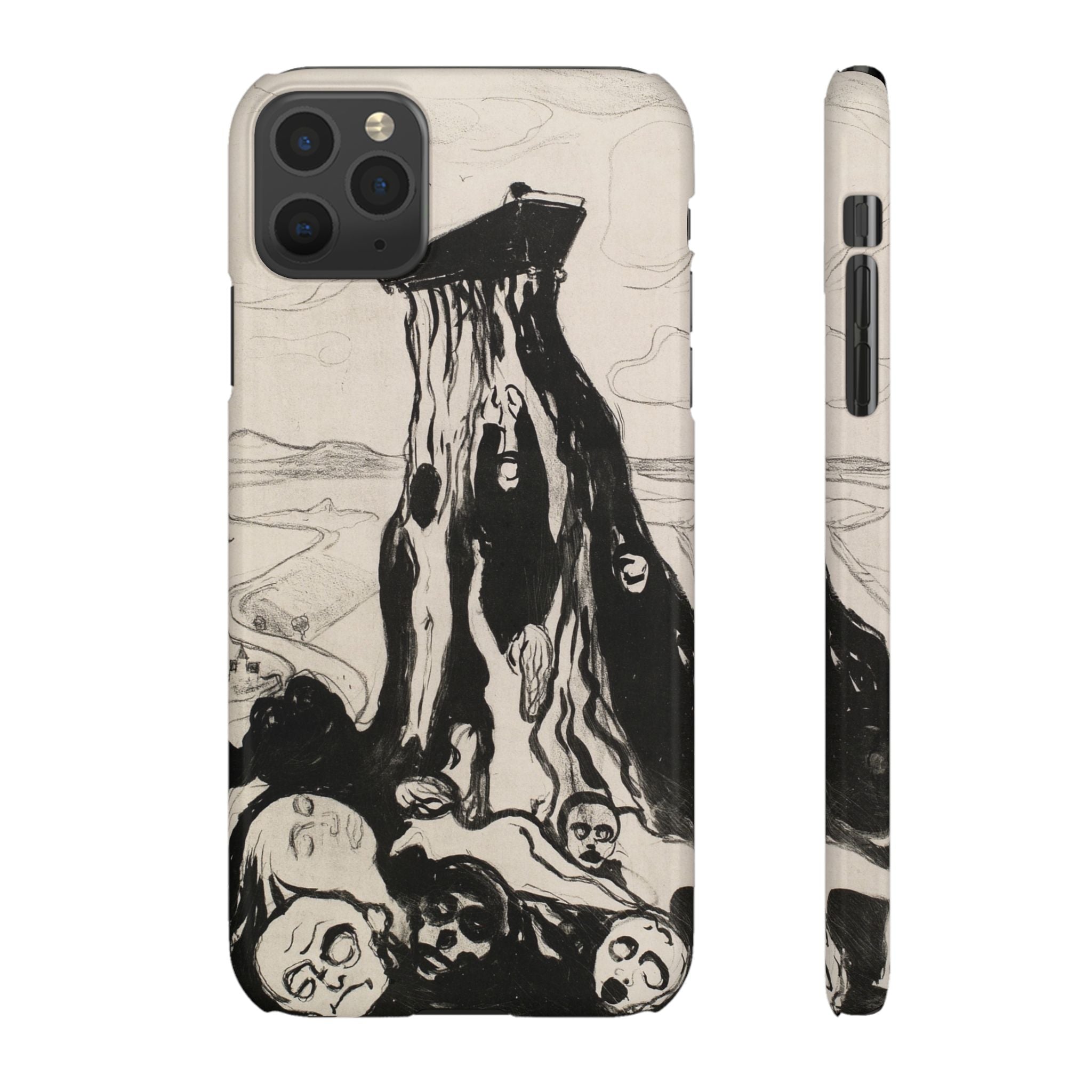 Funeral March by Edvard Munch - iPhone Slim Case