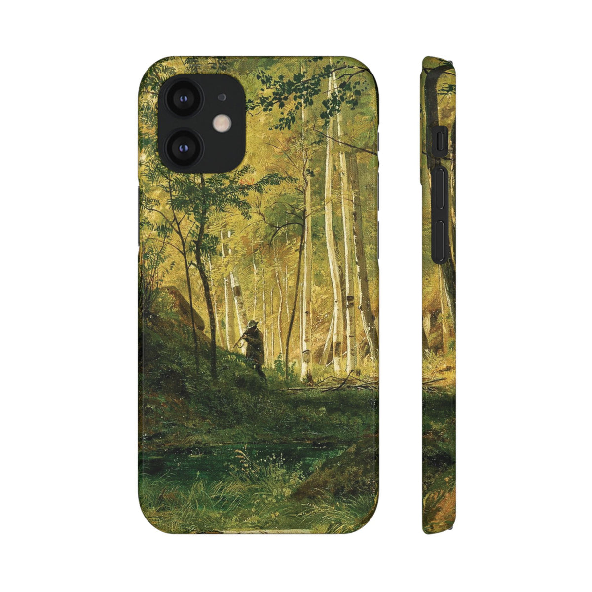 Landscape with a Hunter Valaam Island by Ivan Ivanovich Shishkin - iPhone Slim Case