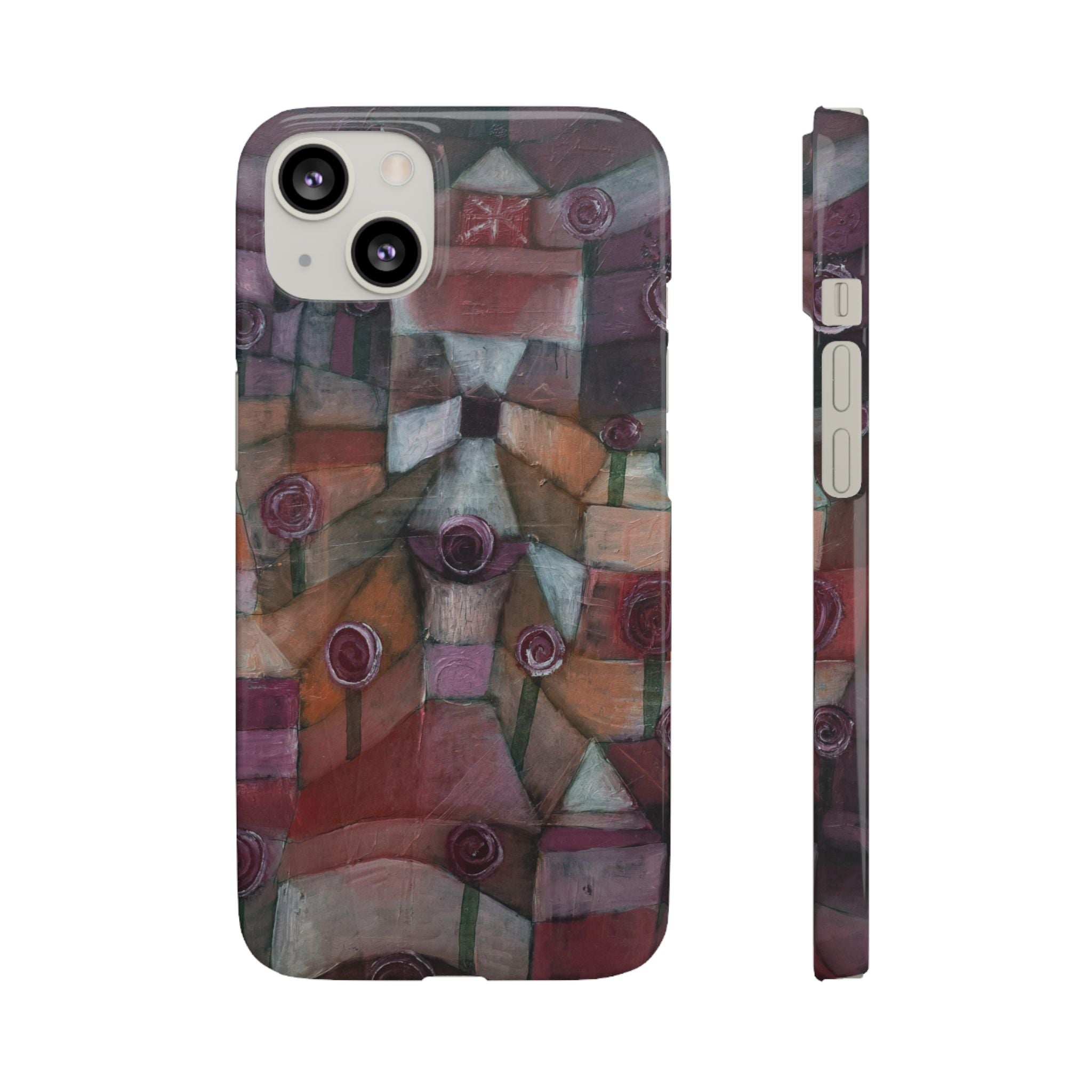 Rose Garden by Paul Klee - iPhone Slim Case