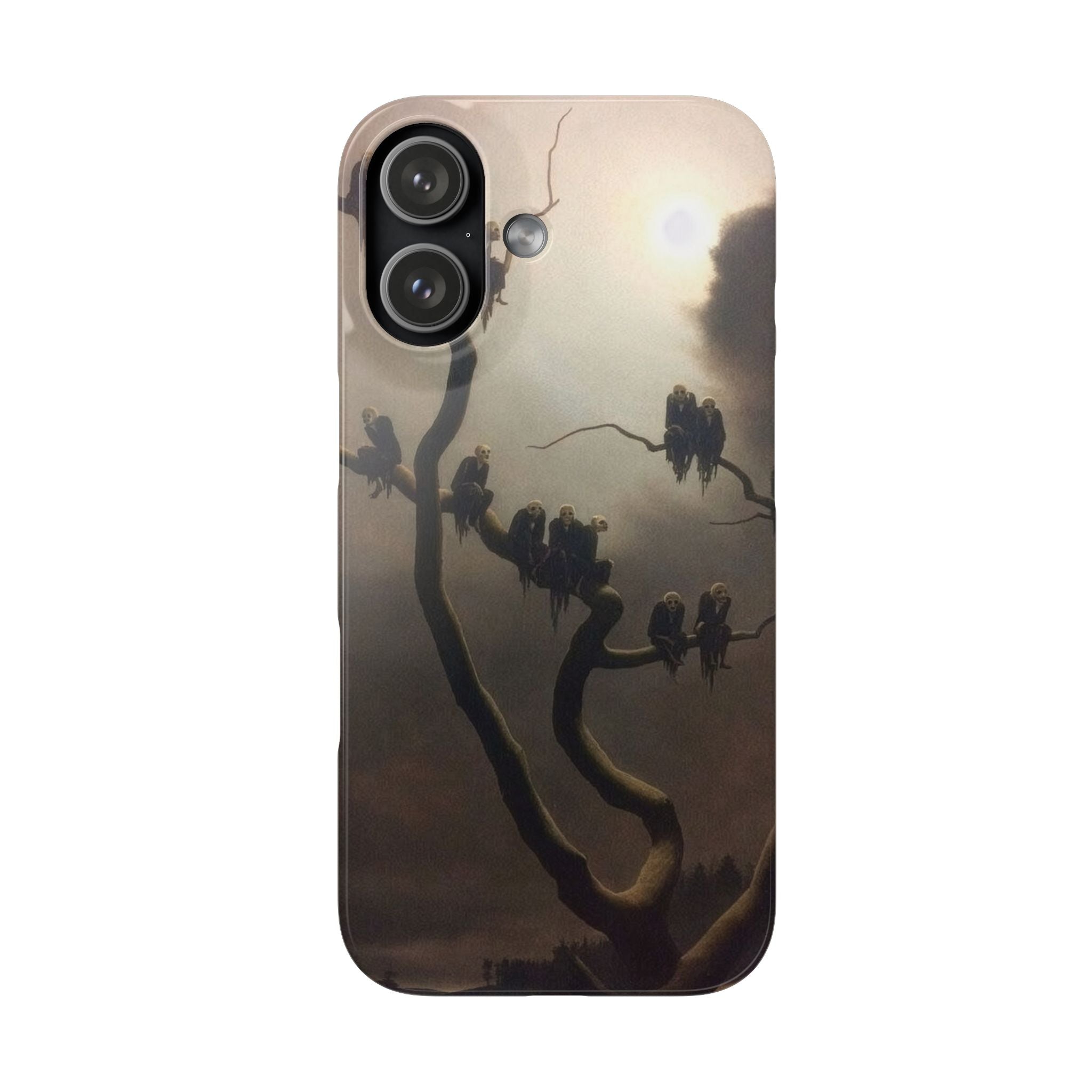 Ghosts on a Tree by Franz Sedlacek - iPhone Slim Case
