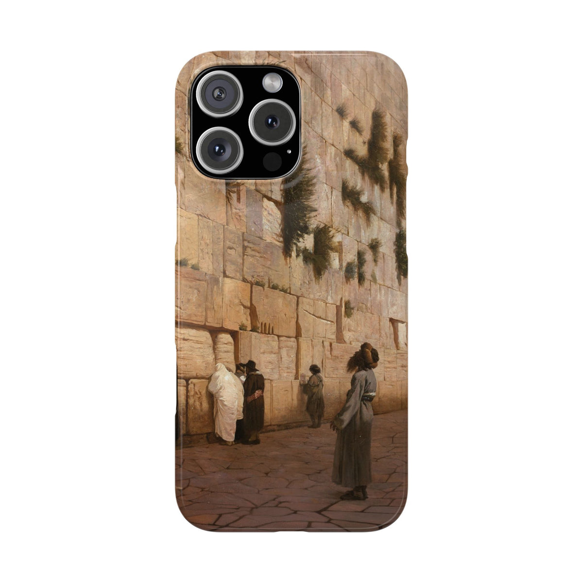 Le Mur des Lamentations by Jean-Leon Gerome - iPhone Slim Case