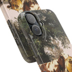 Herd under Trees by Ivan Ivanovich Shishkin - iPhone Slim Case