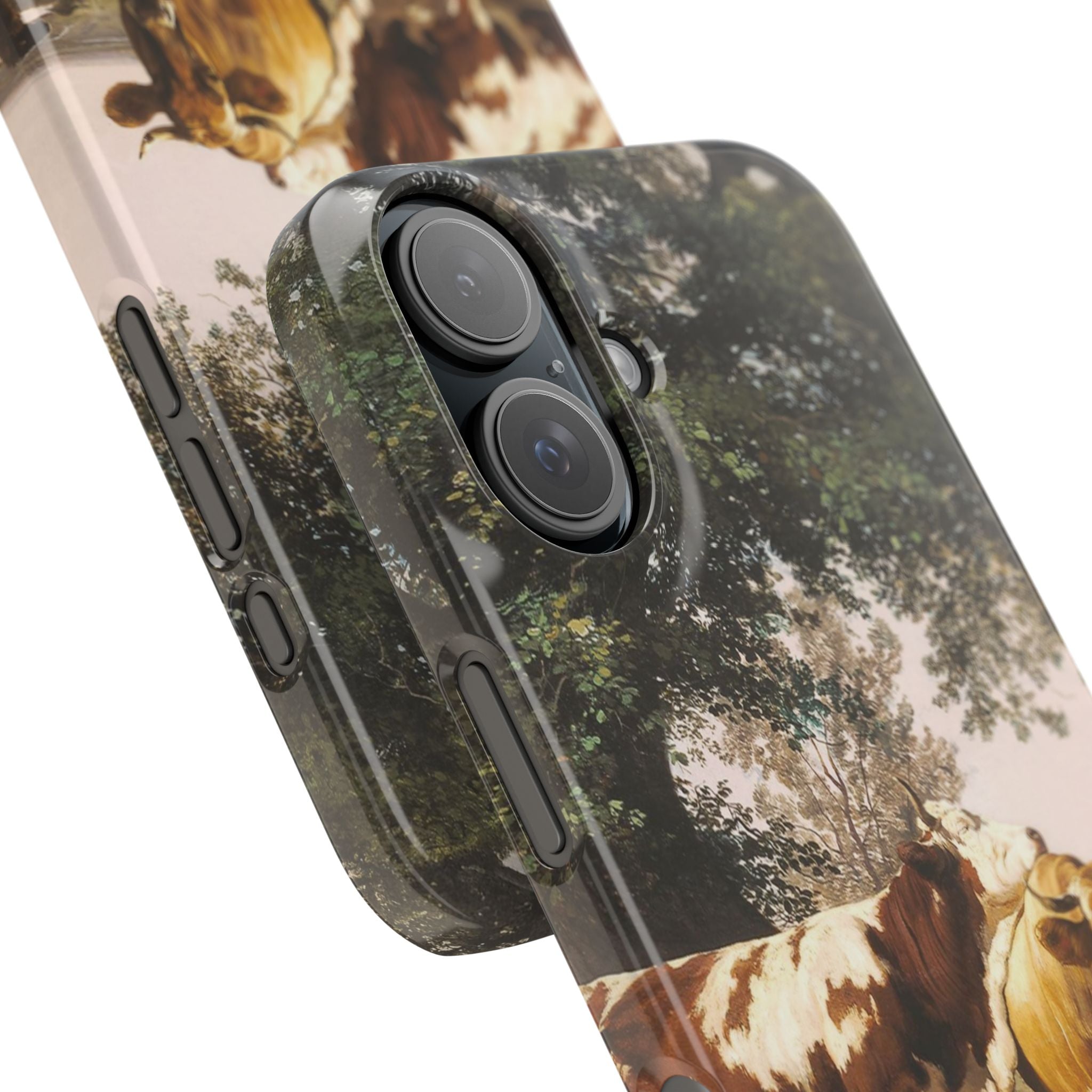 Herd under Trees by Ivan Ivanovich Shishkin - iPhone Slim Case