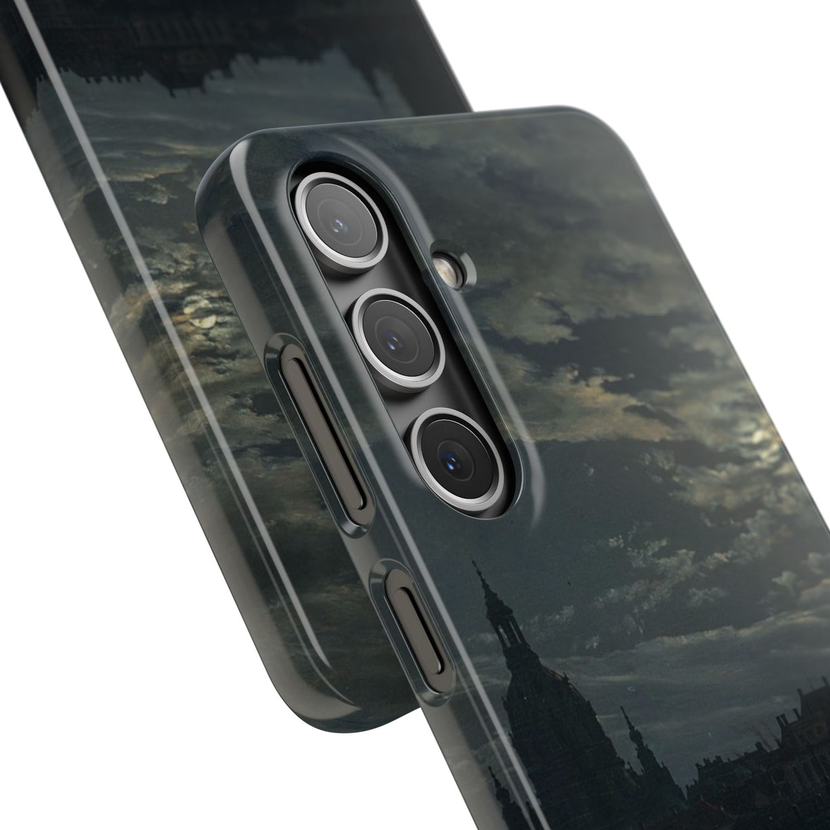 View of Dresden by Moonlight by Johan Dahl - Samsung Slim Case