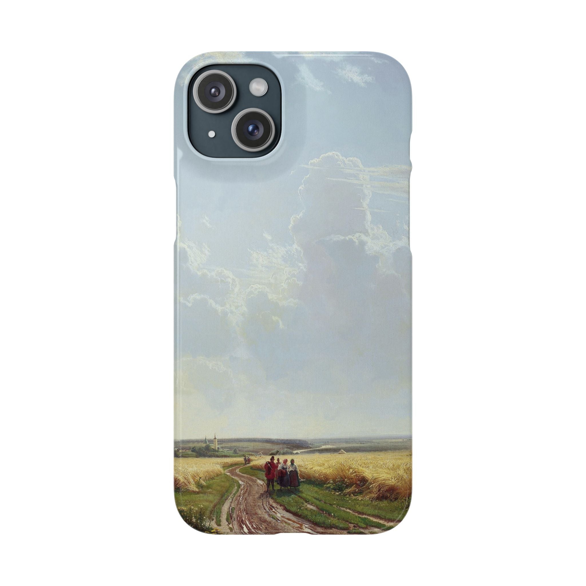 Midday in the Neighbourhood of Moscow by Ivan Ivanovich Shishkin - iPhone Slim Case