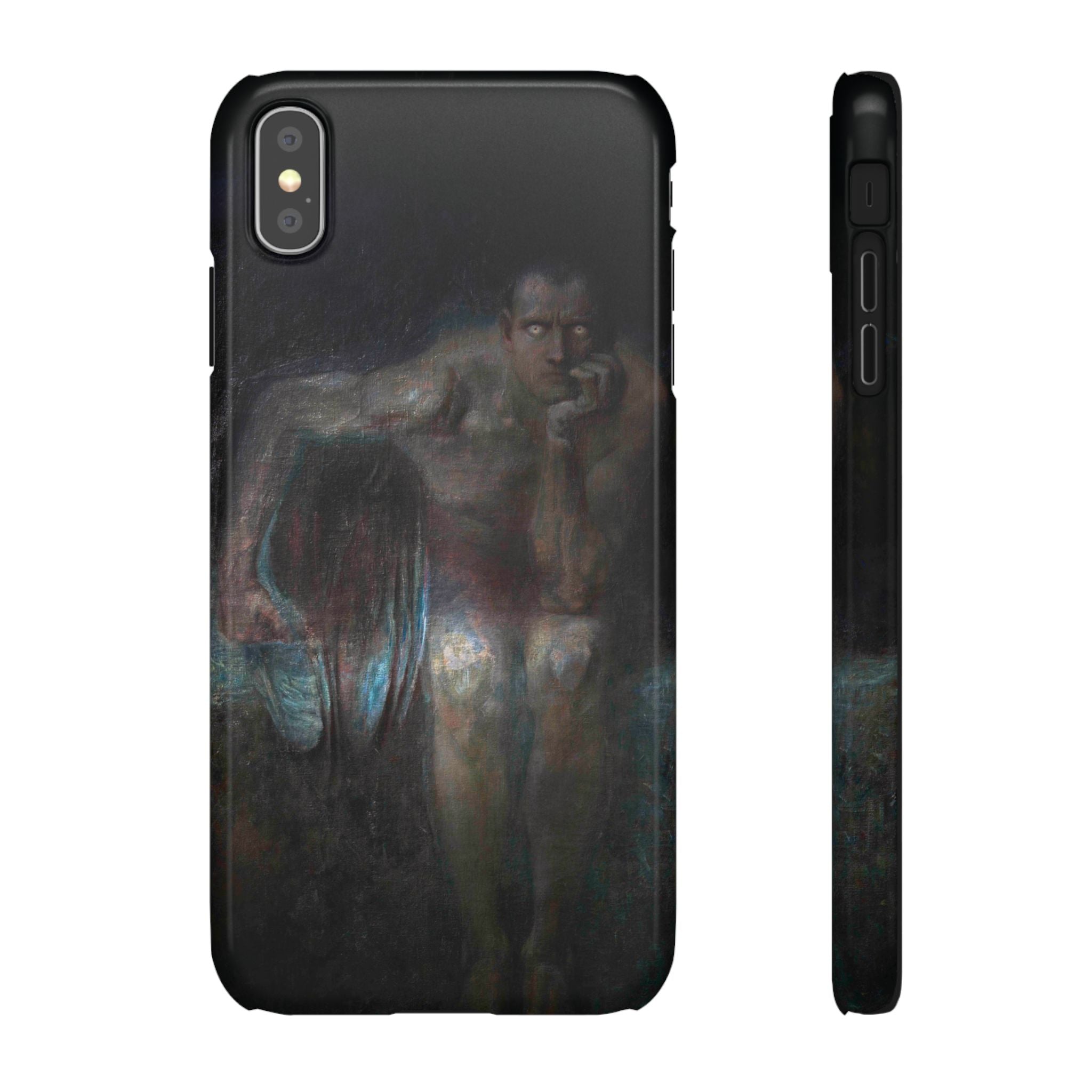 Lucifer by Franz von Stuck - iPhone Slim Case
