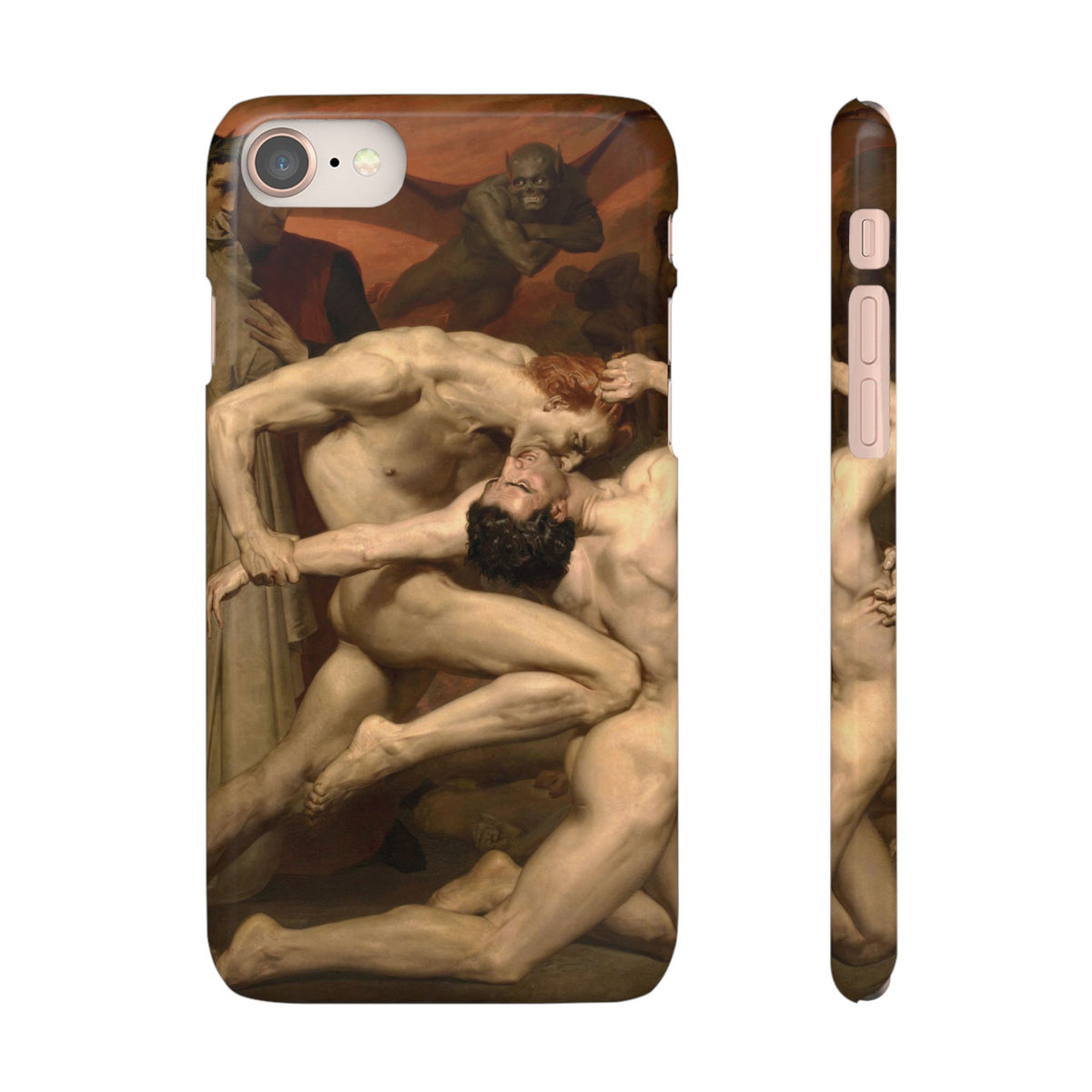 Dante and Virgile by William Bouguereau - iPhone Slim Case