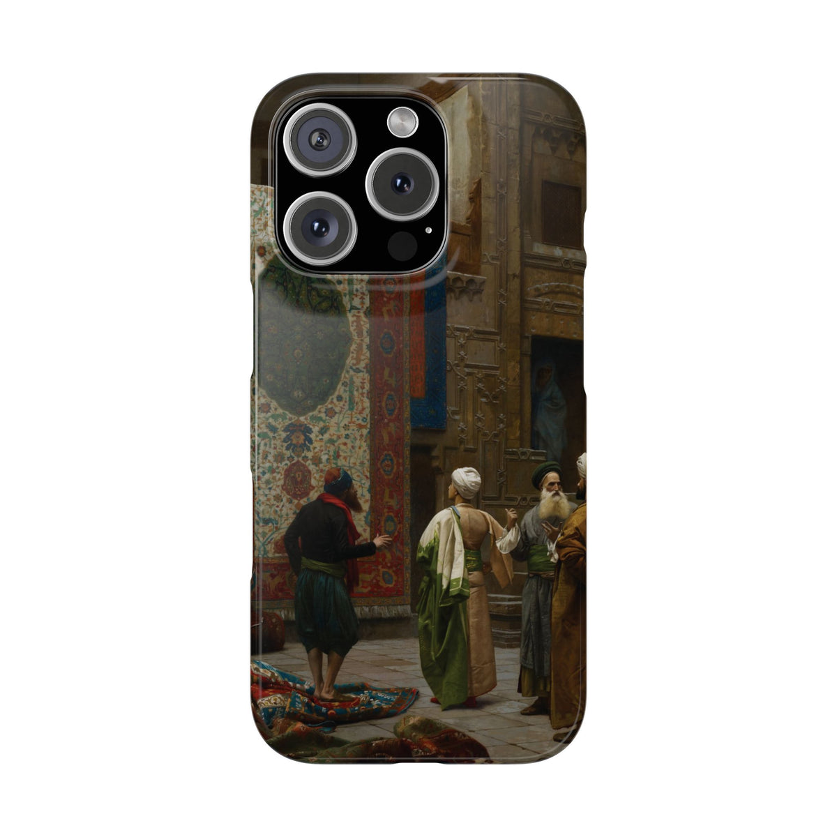 The Carpet Merchant by Jean-Leon Gerome - iPhone Slim Case