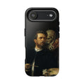 Self Portrait with Death Playing the Fiddle by Arnold Böcklin - iPhone Tough Case