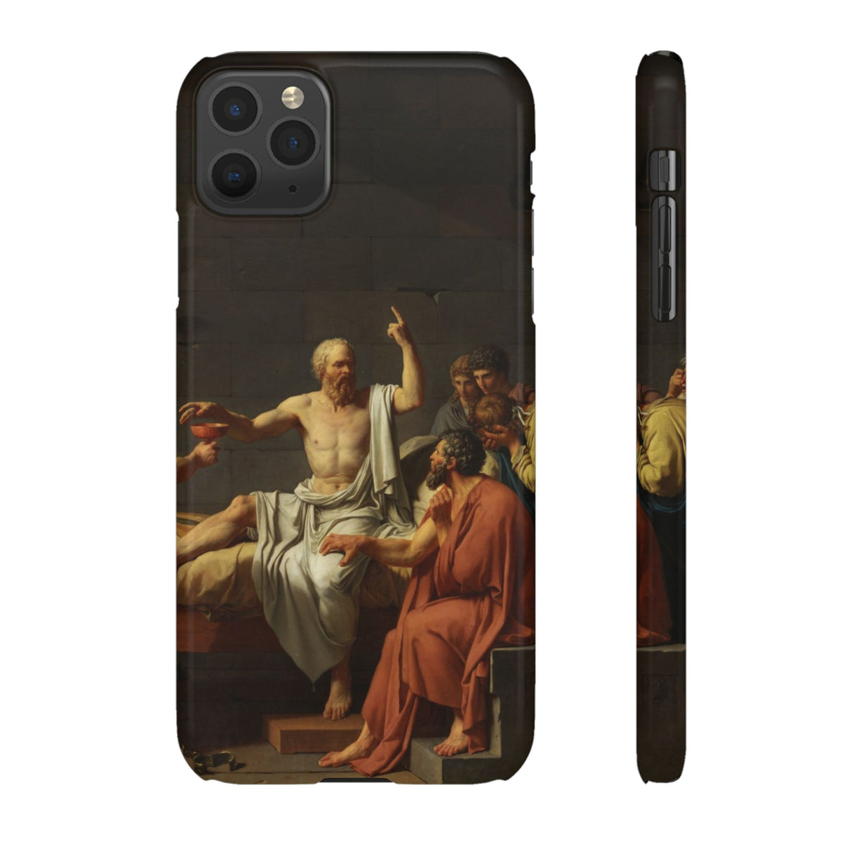 The Death of Socrates by Jacques-Louis David - iPhone Slim Case