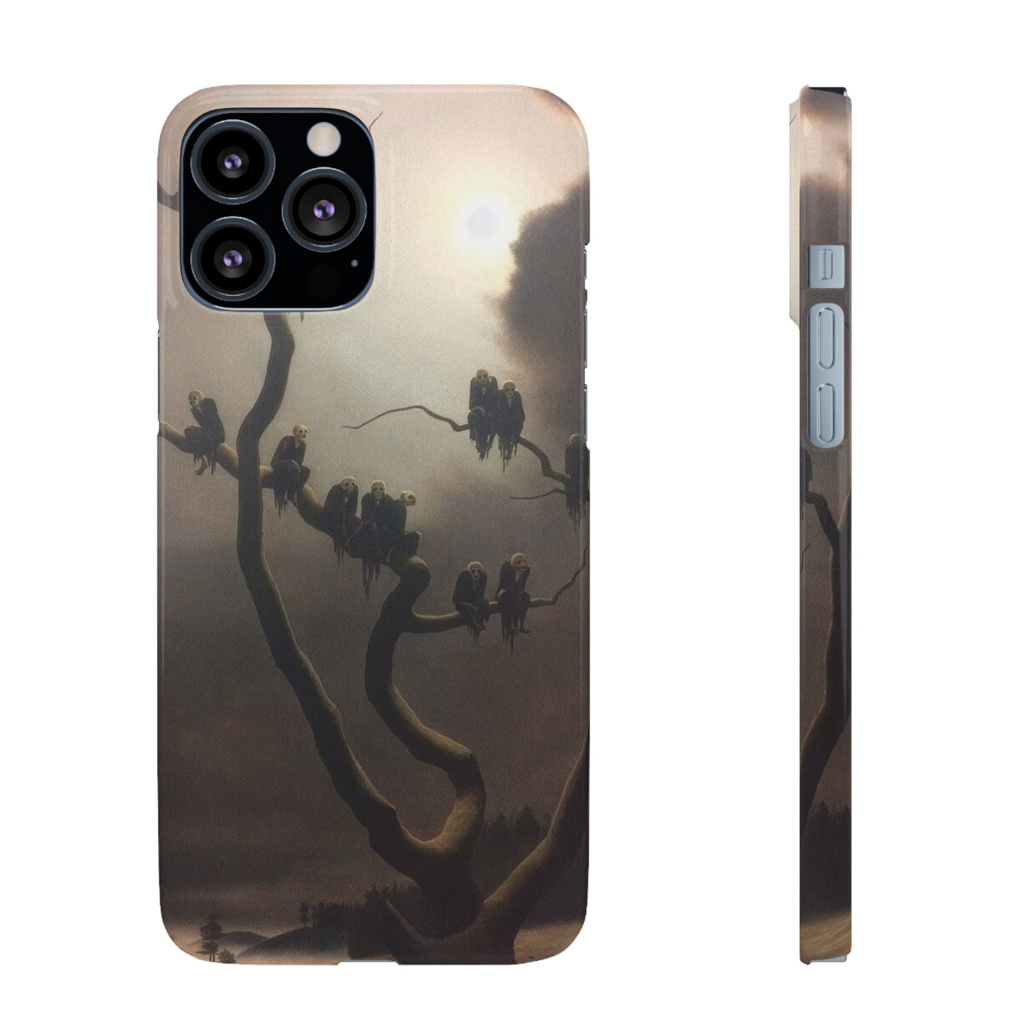 Ghosts on a Tree by Franz Sedlacek - iPhone Slim Case