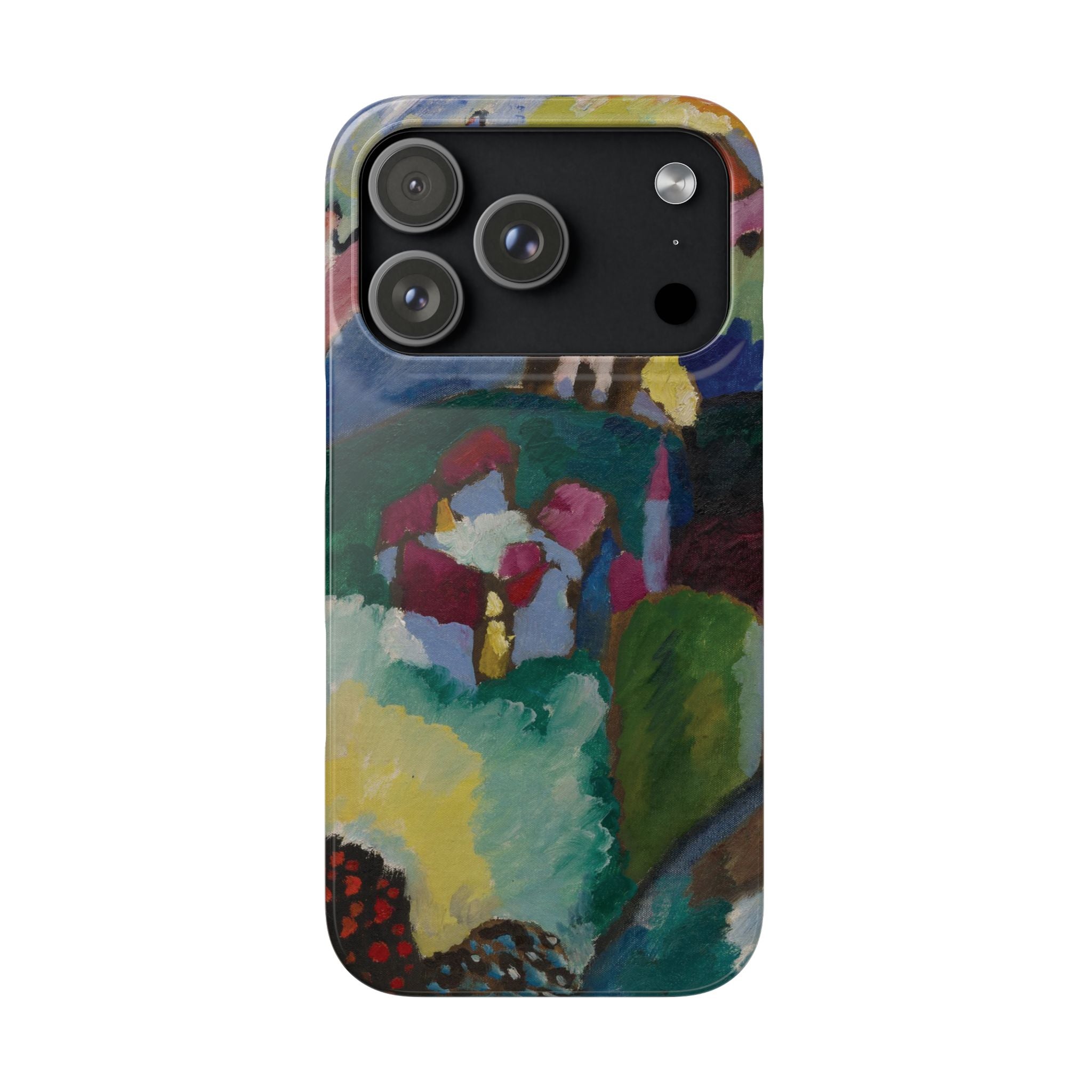 Landscape with Factory Chimney by Vasily Kandinsky - iPhone Slim Case