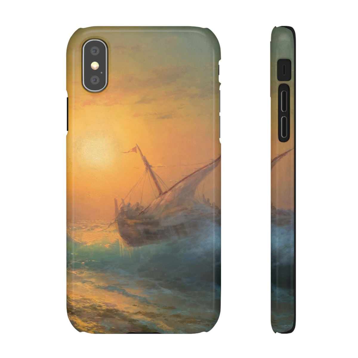 Stormy Sea at Sunset by Ivan Aivazovsky - iPhone Slim Case