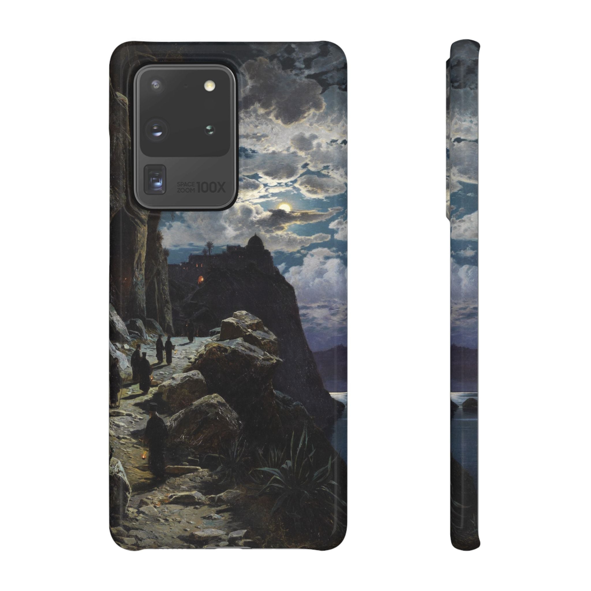 Procession of Monks on Mount Athos by Hermann Corrodi - Samsung Slim Case