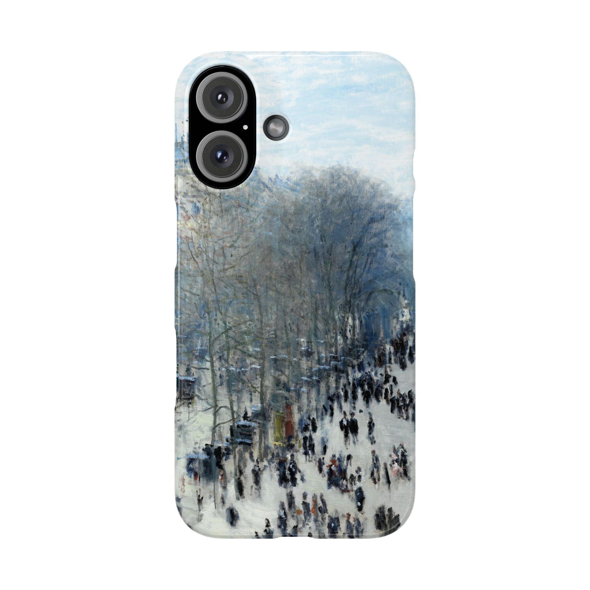 Boulevard des Capucines by Claude Monet - iPhone Slim Case
