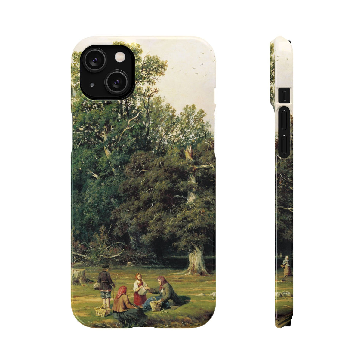 For Mushrooms by Ivan Ivanovich Shishkin - iPhone Slim Case