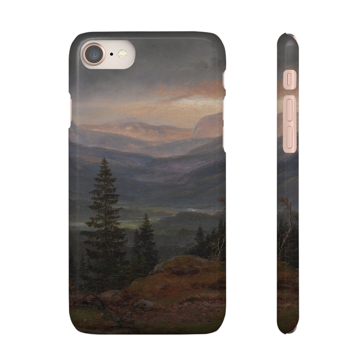 View over Hallingdal by Johan Dahl - iPhone Slim Case