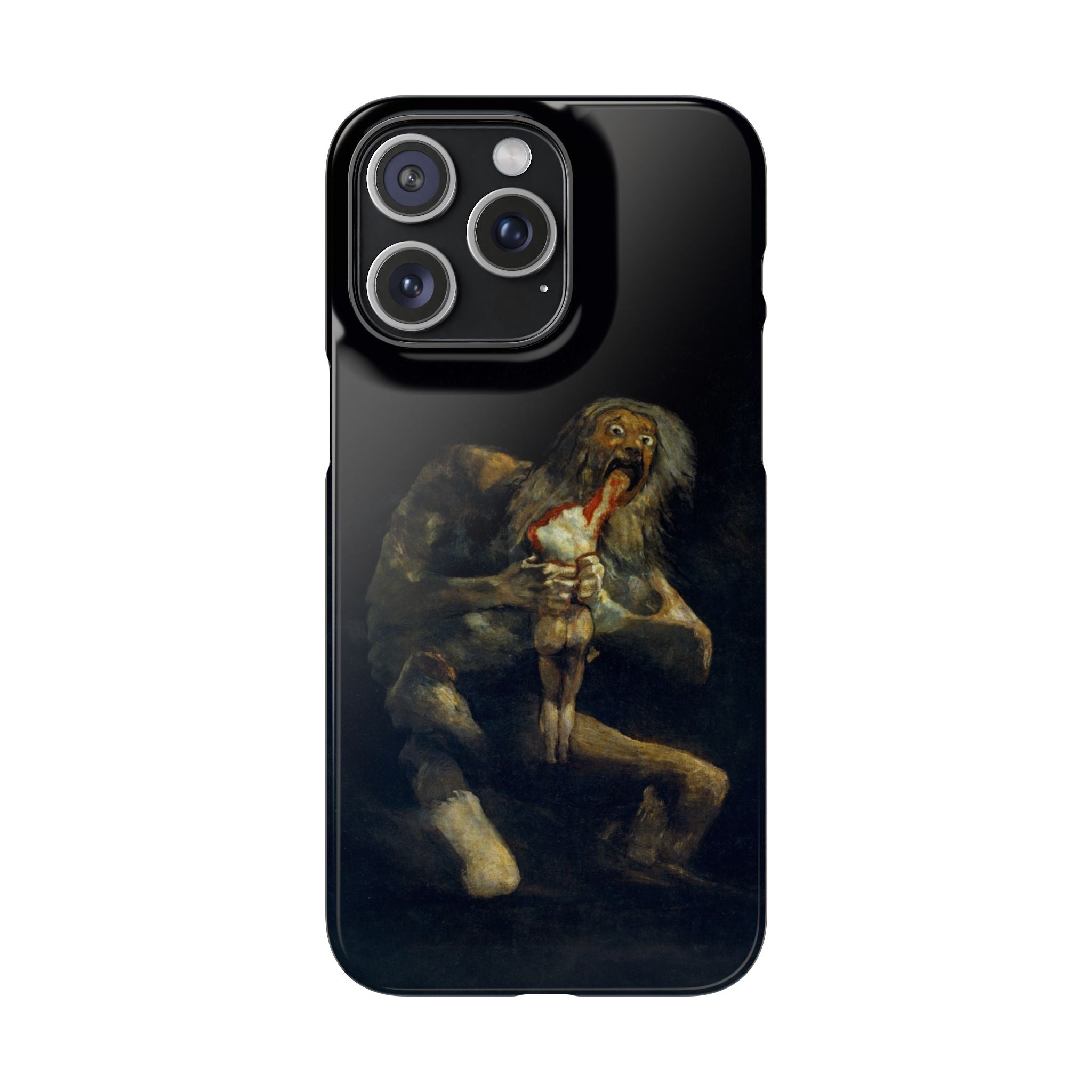 Saturn Devouring His Son by Goya - iPhone Slim Case