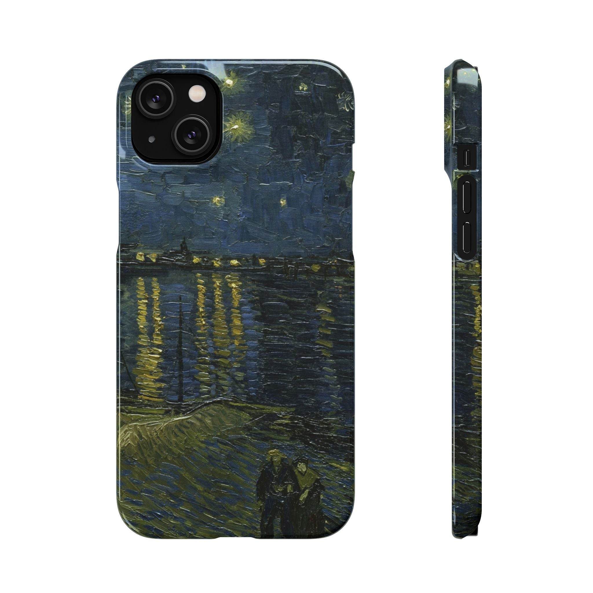 Starry Night  Over the Rhône by Van Gogh - iPhone Slim Case