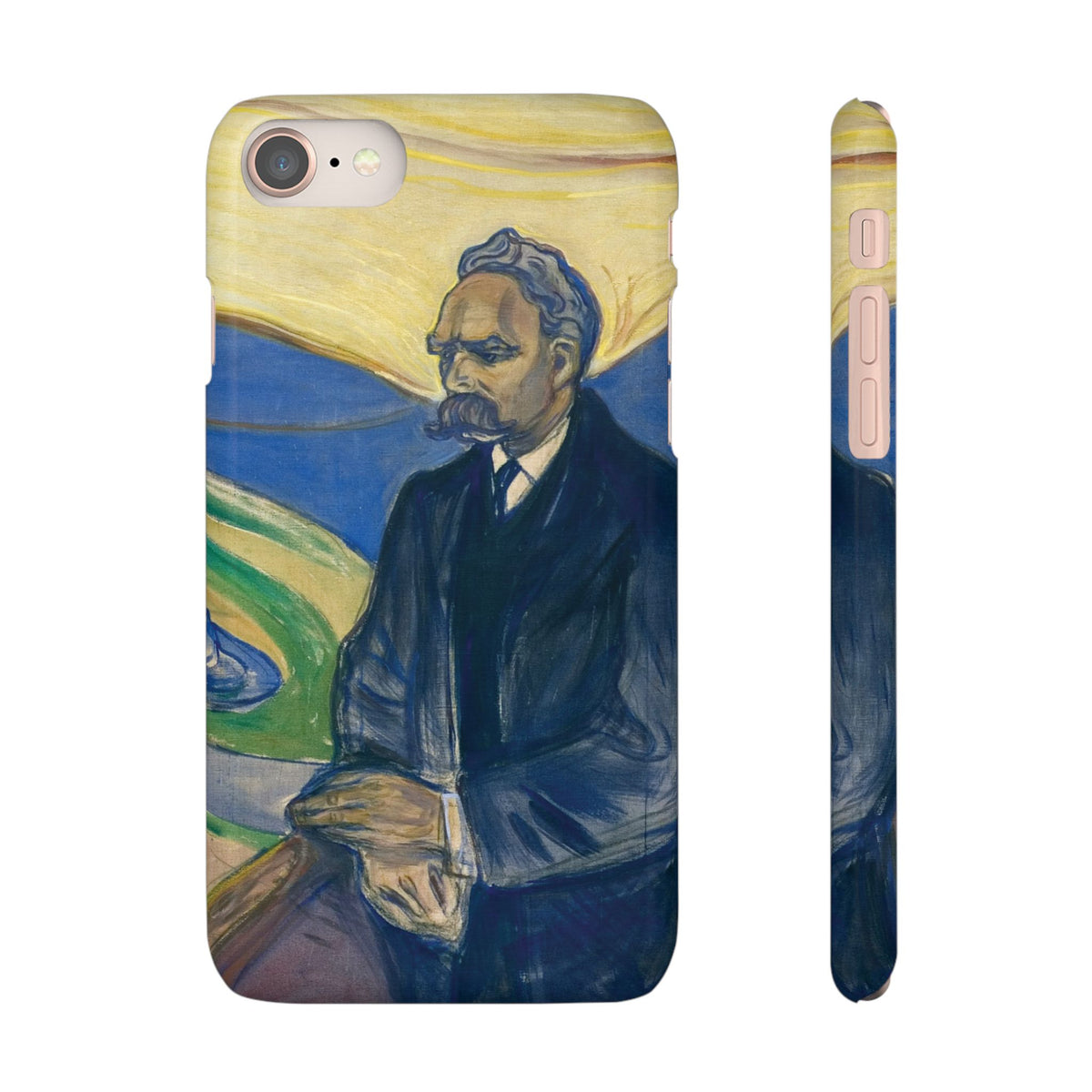 Portrait of Friedrich Nietzsche by Edvard Munch - iPhone Slim Case