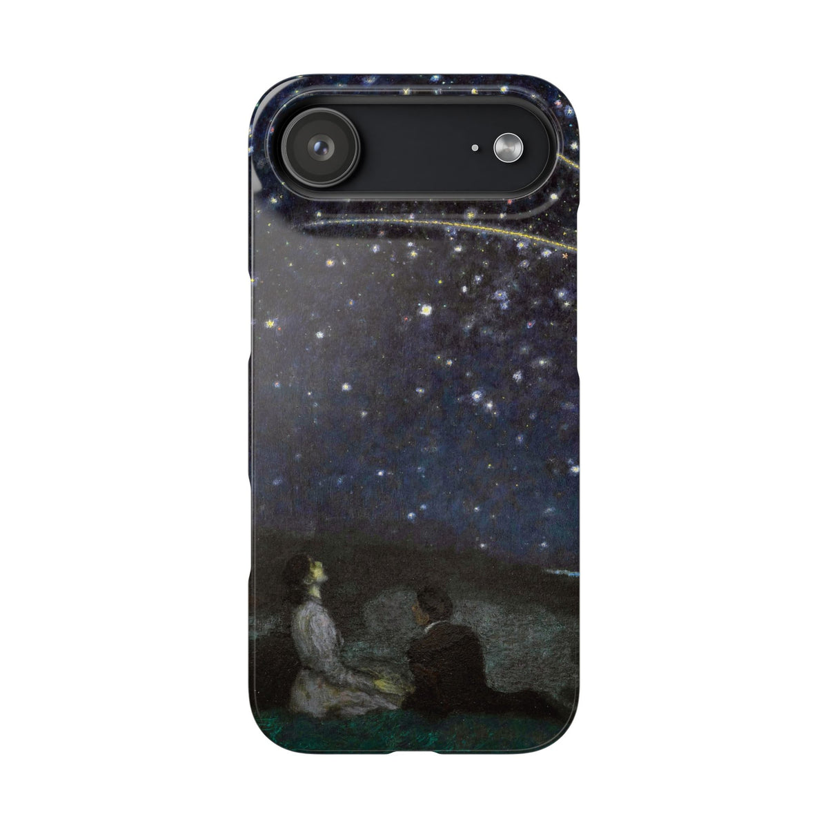 Falling Stars by Franz von Stuck - iPhone Slim Case