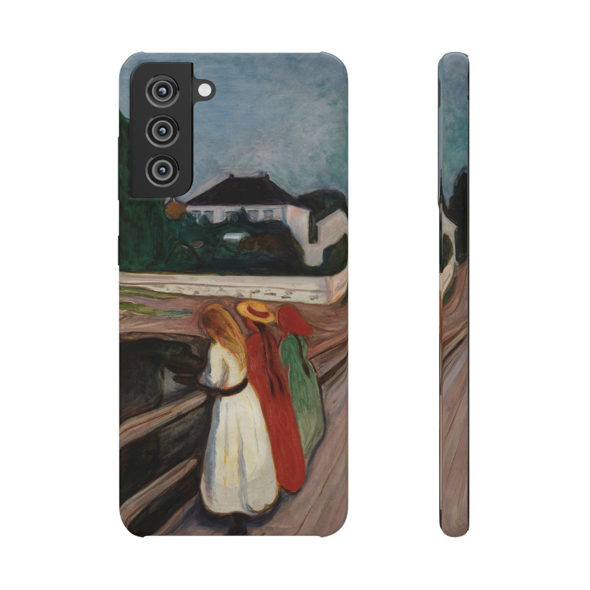 The Girls on the Bridge by Edvard Munch - Samsung Slim Case