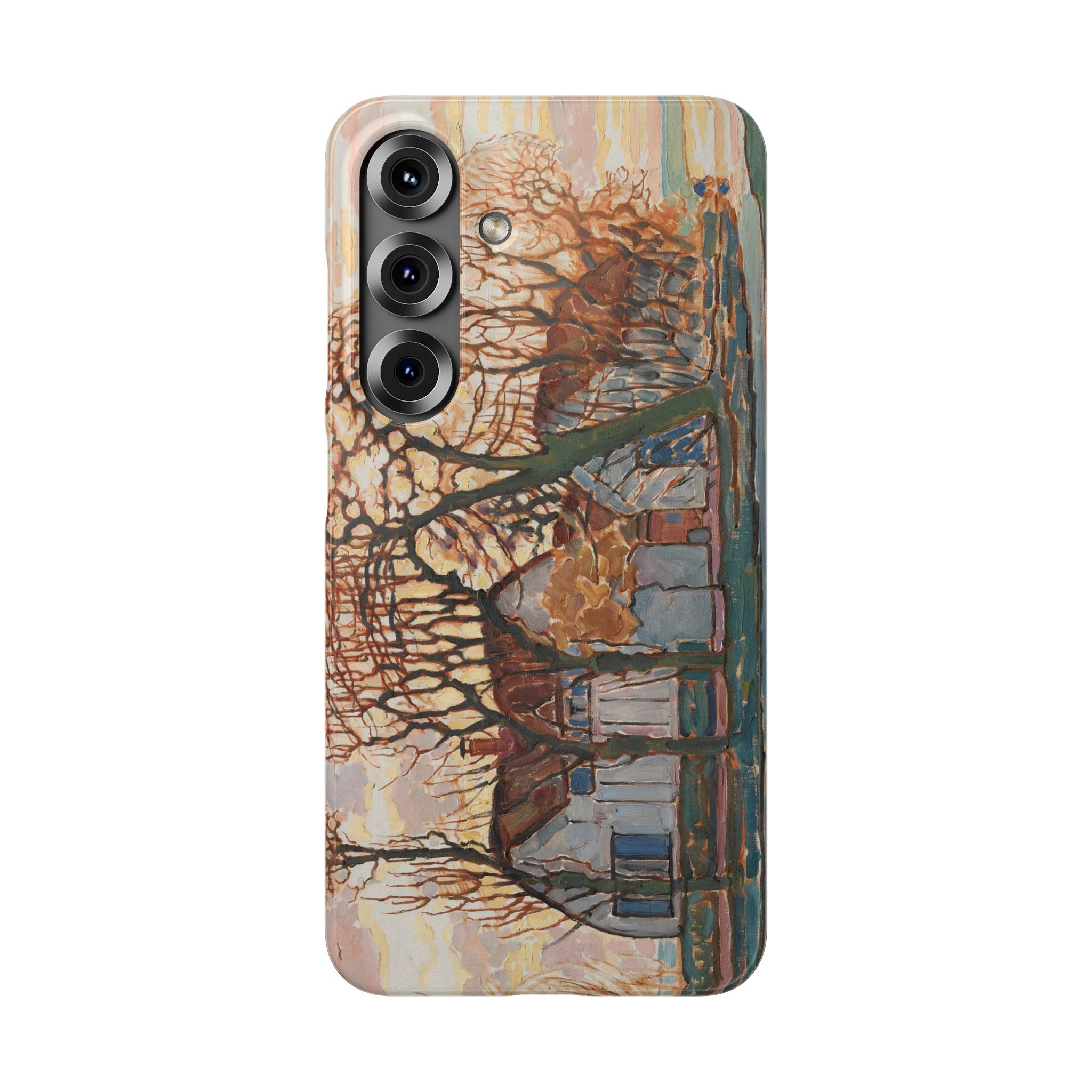 Farm near Duivendrecht by Piet Mondrian - Samsung Slim Case