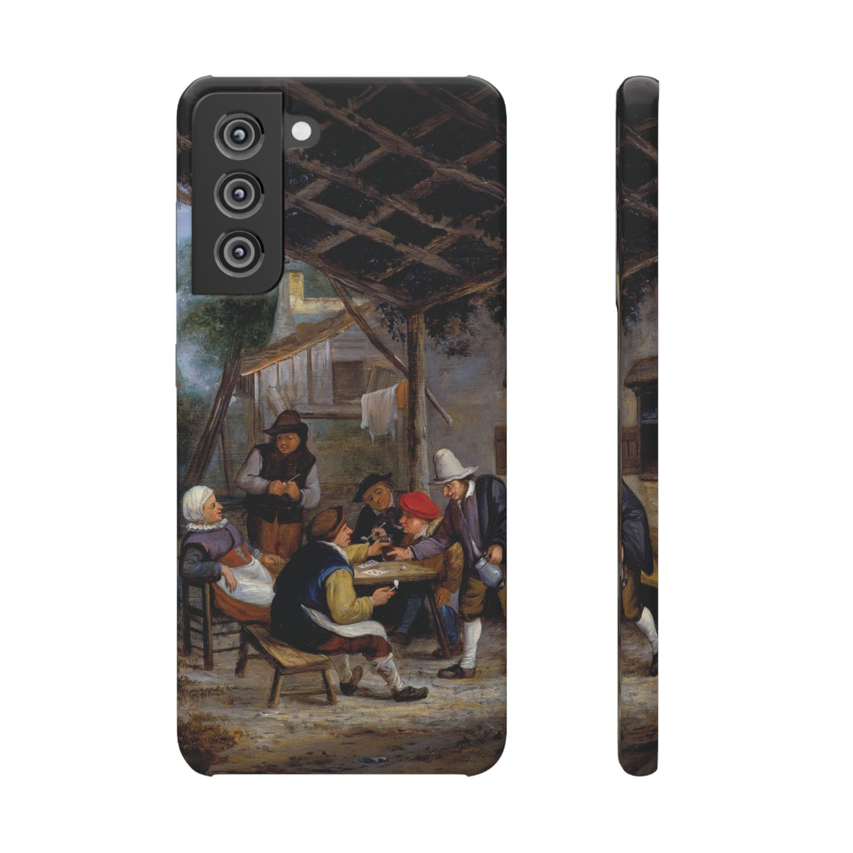 Peasants Drinking by Adriaen van Ostade - Samsung Slim Case