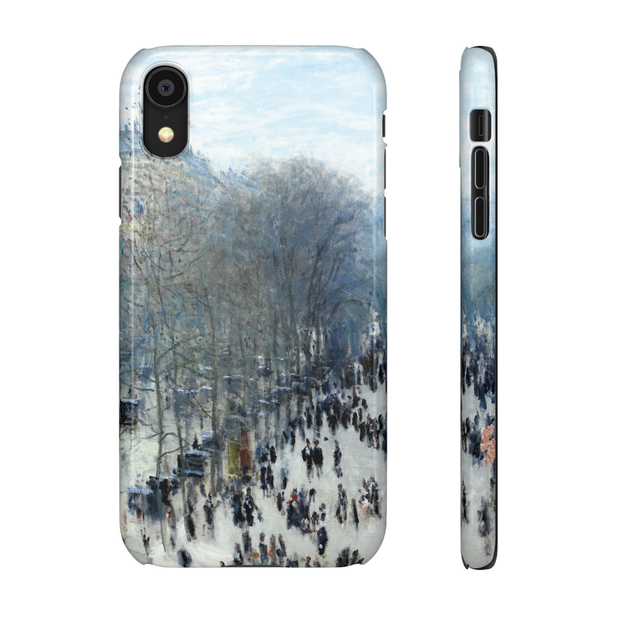 Boulevard des Capucines by Claude Monet - iPhone Slim Case