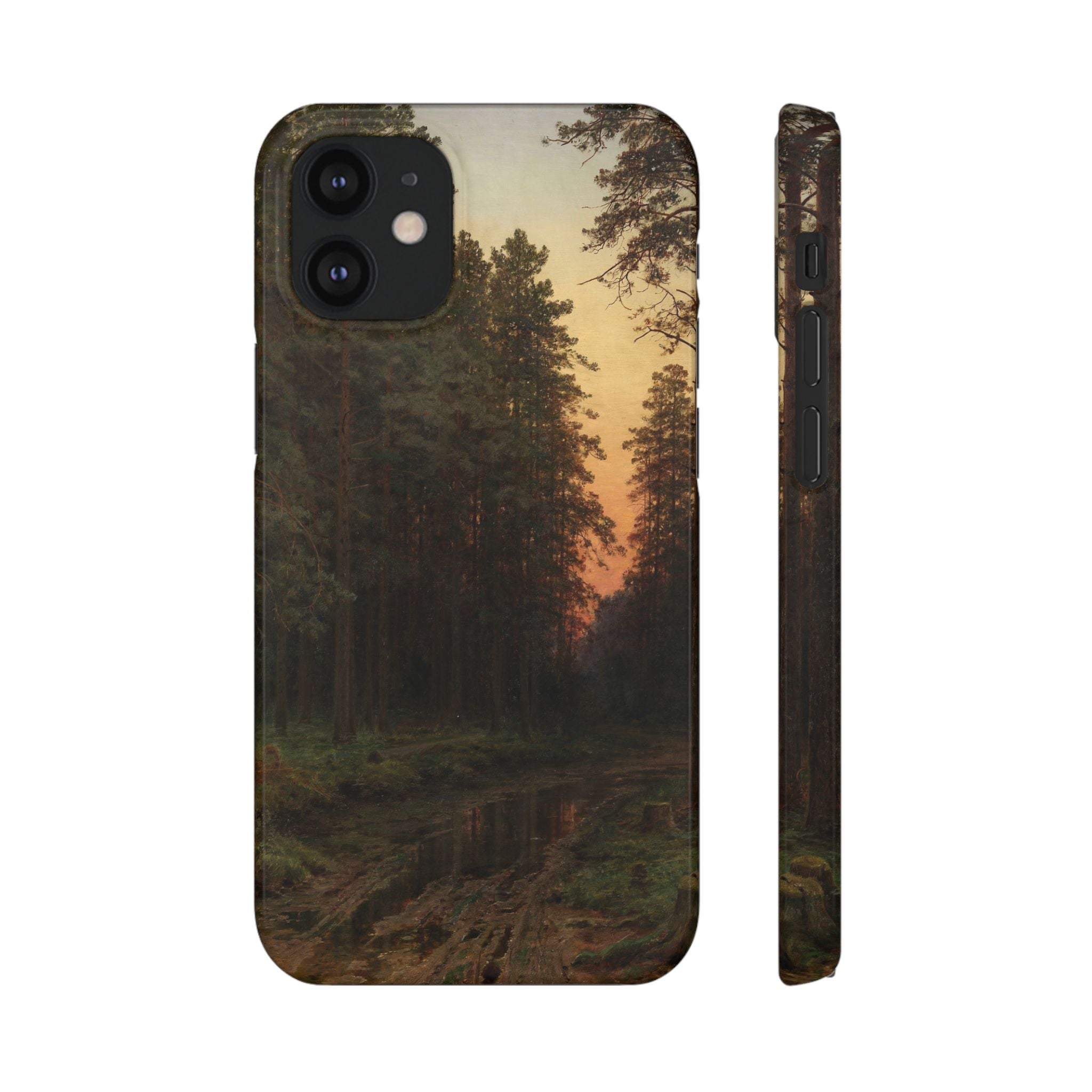 Evening Glow by Ivan Ivanovich Shishkin - iPhone Slim Case