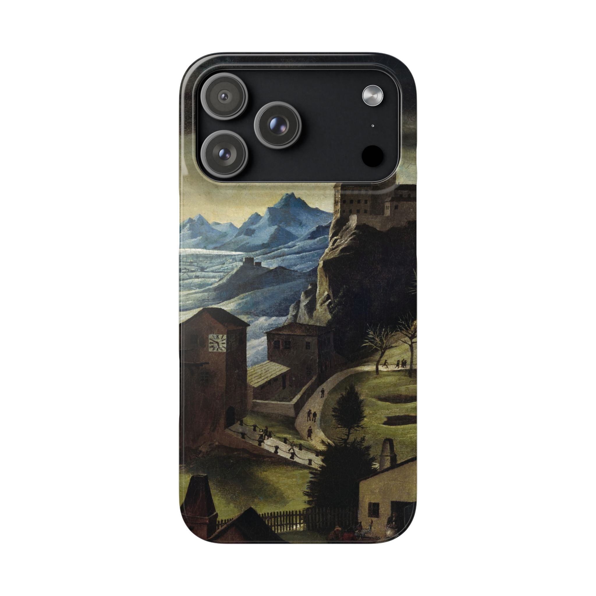 Landschaft mit Burg by Franz Sedlacek - iPhone Slim Case