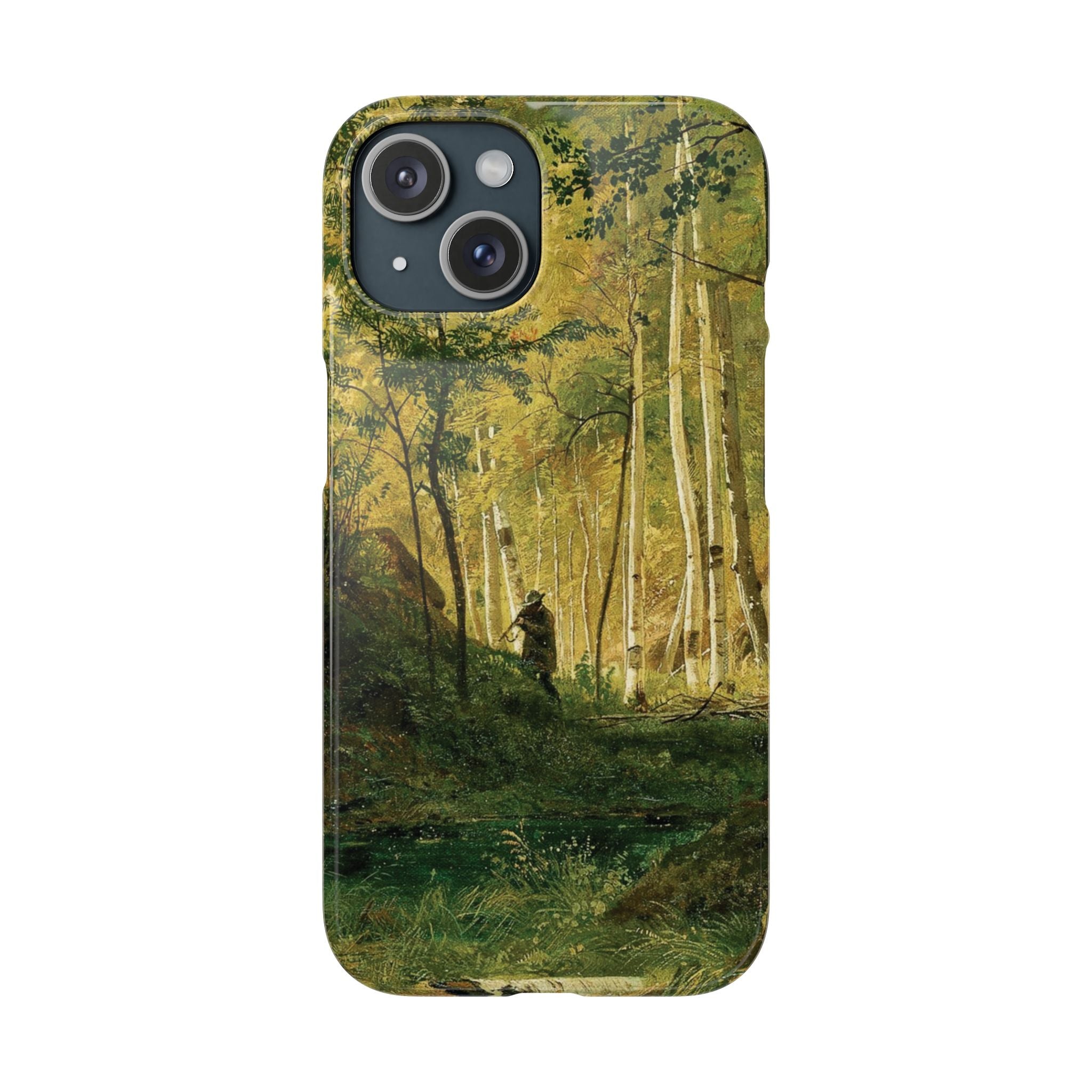 Landscape with a Hunter Valaam Island by Ivan Ivanovich Shishkin - iPhone Slim Case