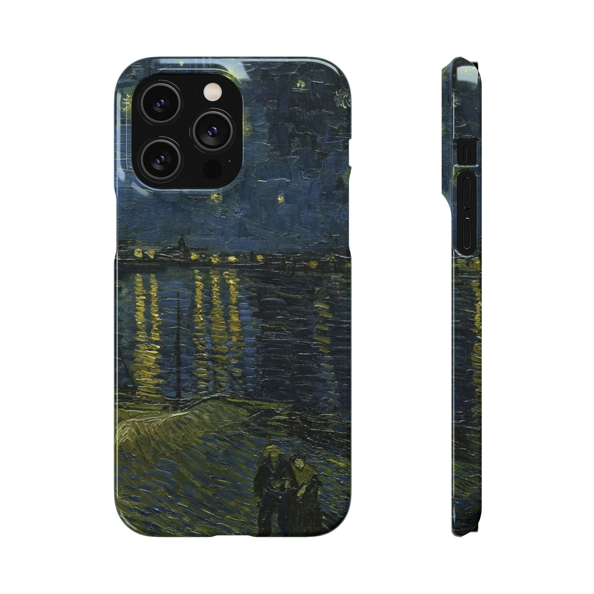 Starry Night  Over the Rhône by Van Gogh - iPhone Slim Case