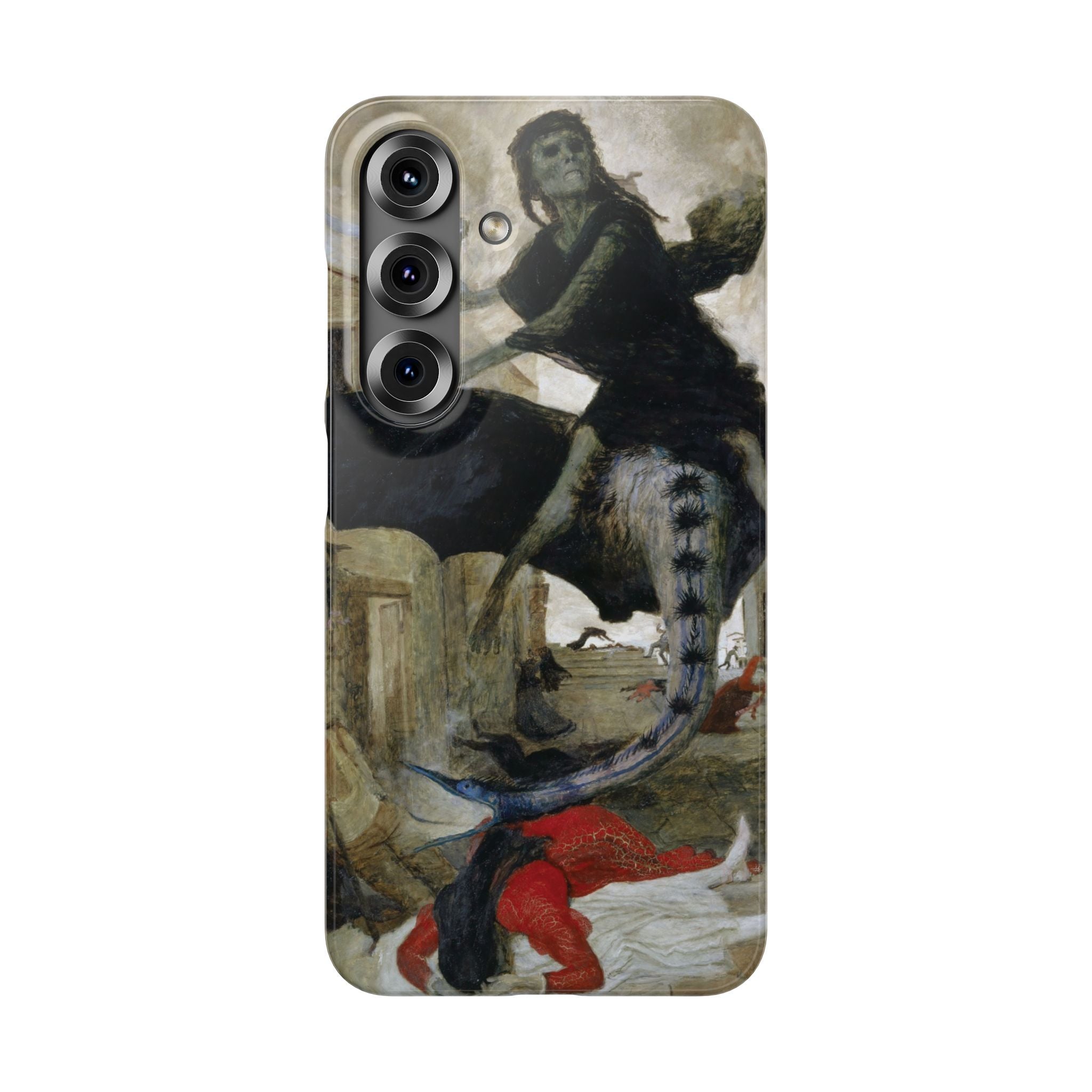 The Plague by Arnold Böcklin - Samsung Slim Case