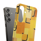 Signs in Yellow by Paul Klee - Samsung Slim Case