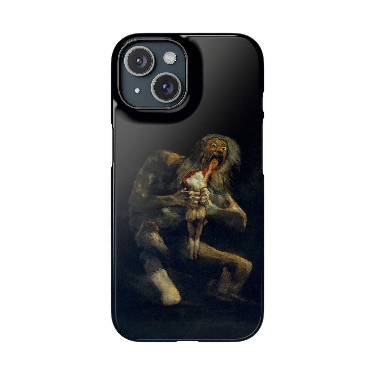 Saturn Devouring His Son by Goya - iPhone Slim Case