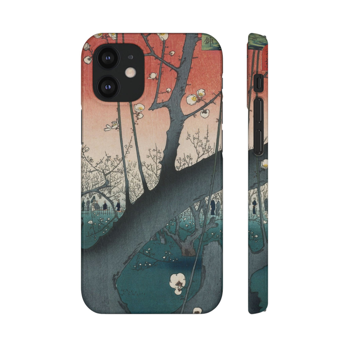 Plum Estate Kameido by Utagawa Hiroshige - iPhone Slim Case