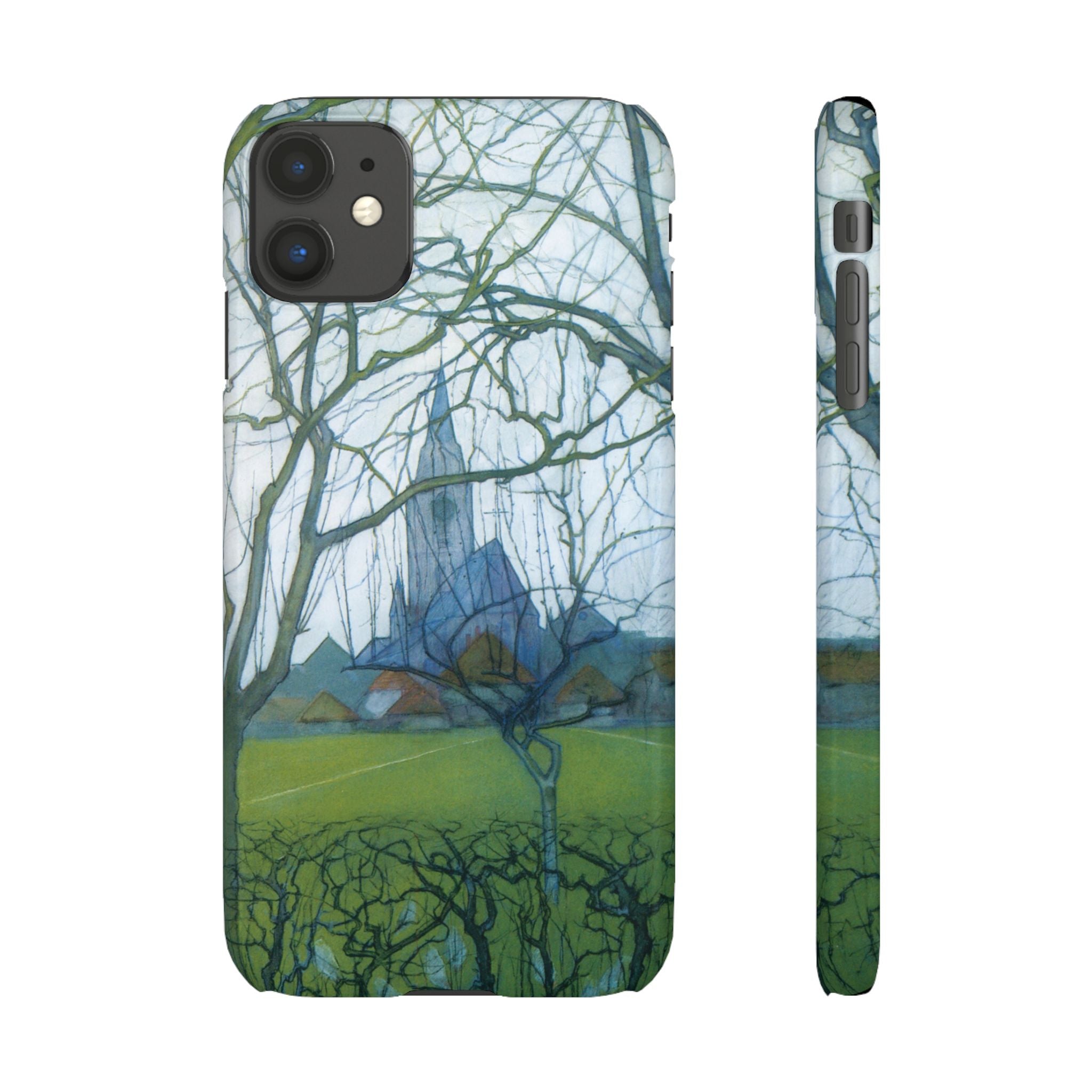 St Jacobs Church by Piet Mondrian - iPhone Slim Case
