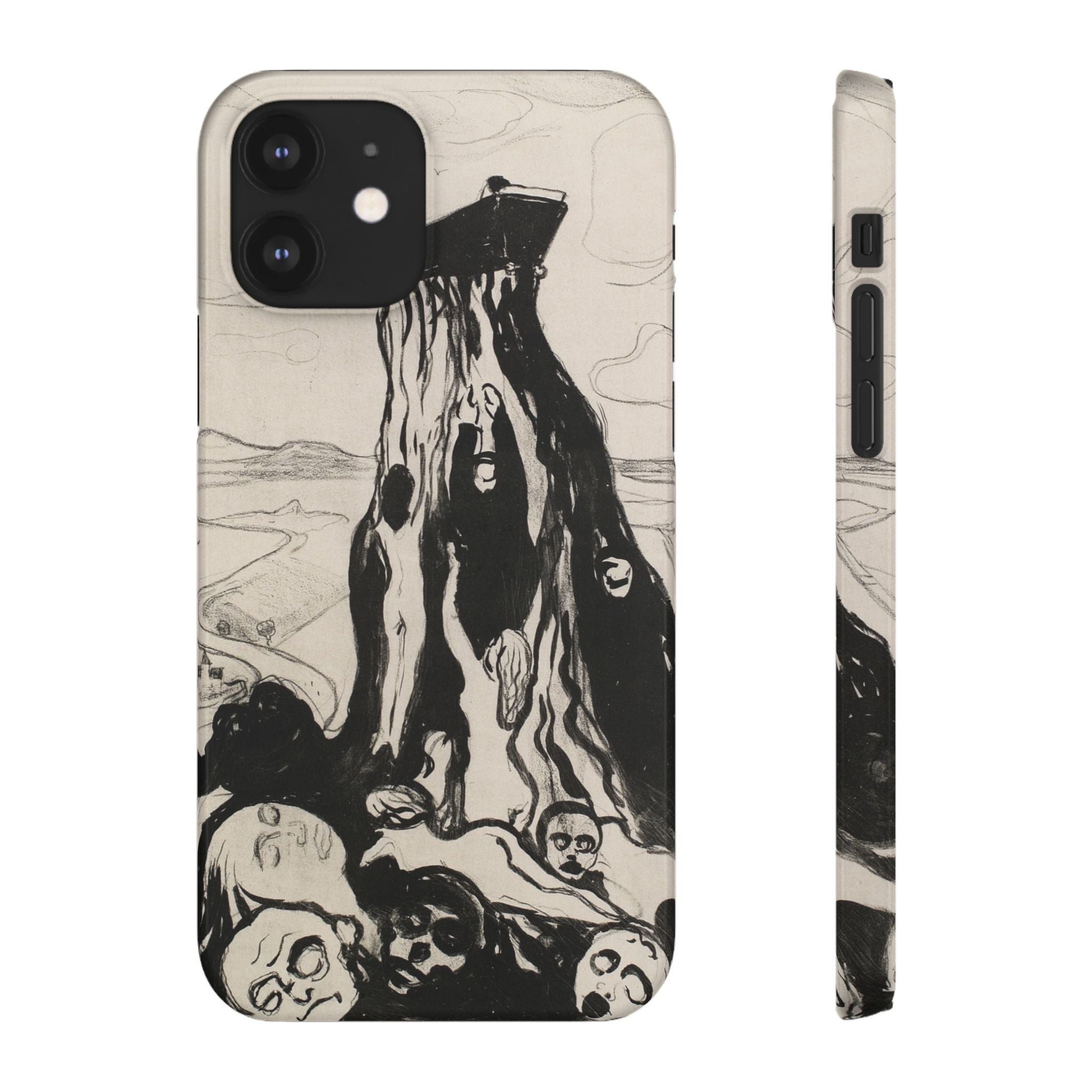 Funeral March by Edvard Munch - iPhone Slim Case