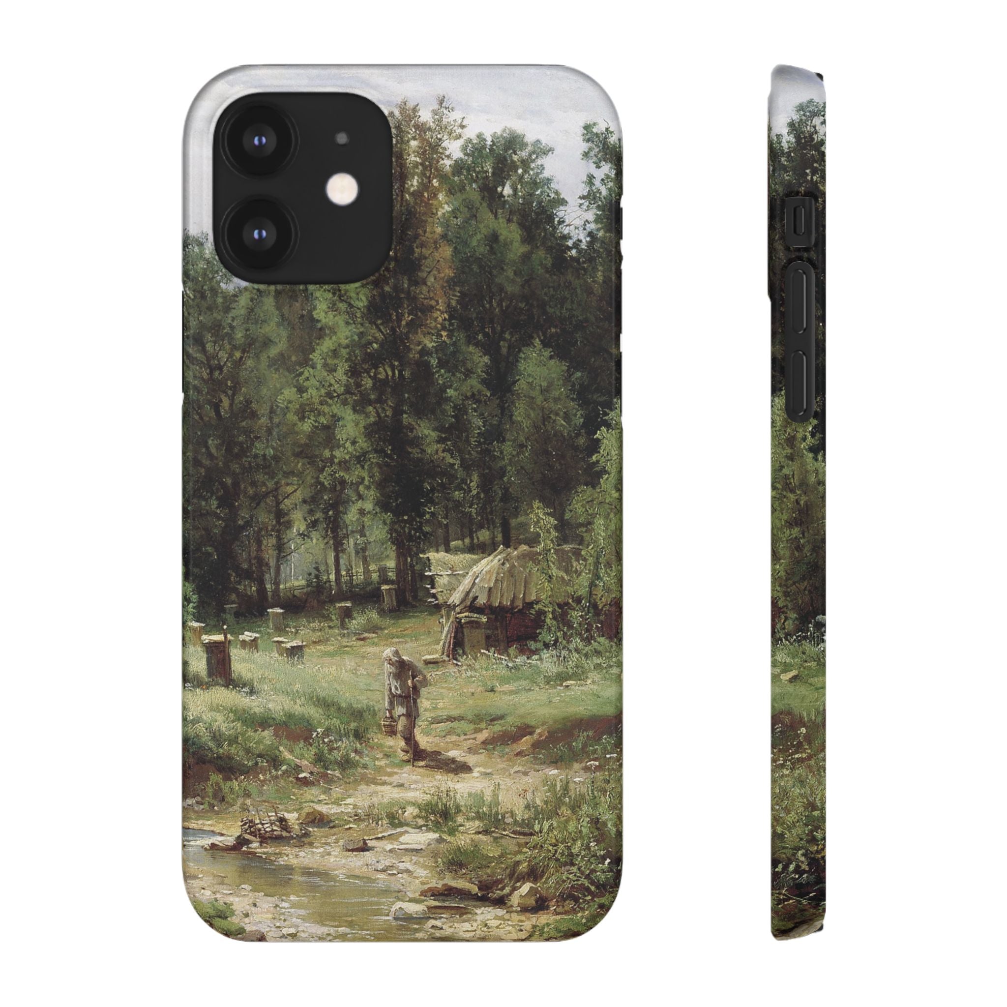 An Apiary in the Forest by Ivan Ivanovich Shishkin - iPhone Slim Case
