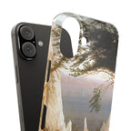 Chalk Cliffs on Rügen by Caspar David Friedrich - iPhone Slim Case