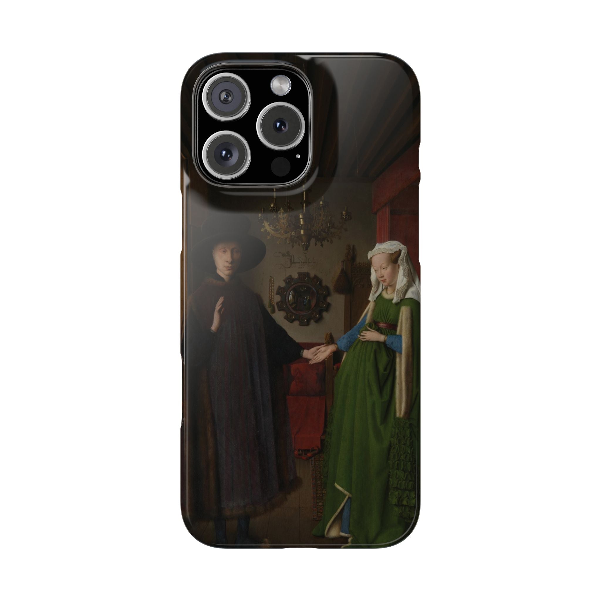 The Arnolfini Portrait by Jan van Eyck - iPhone Slim Case
