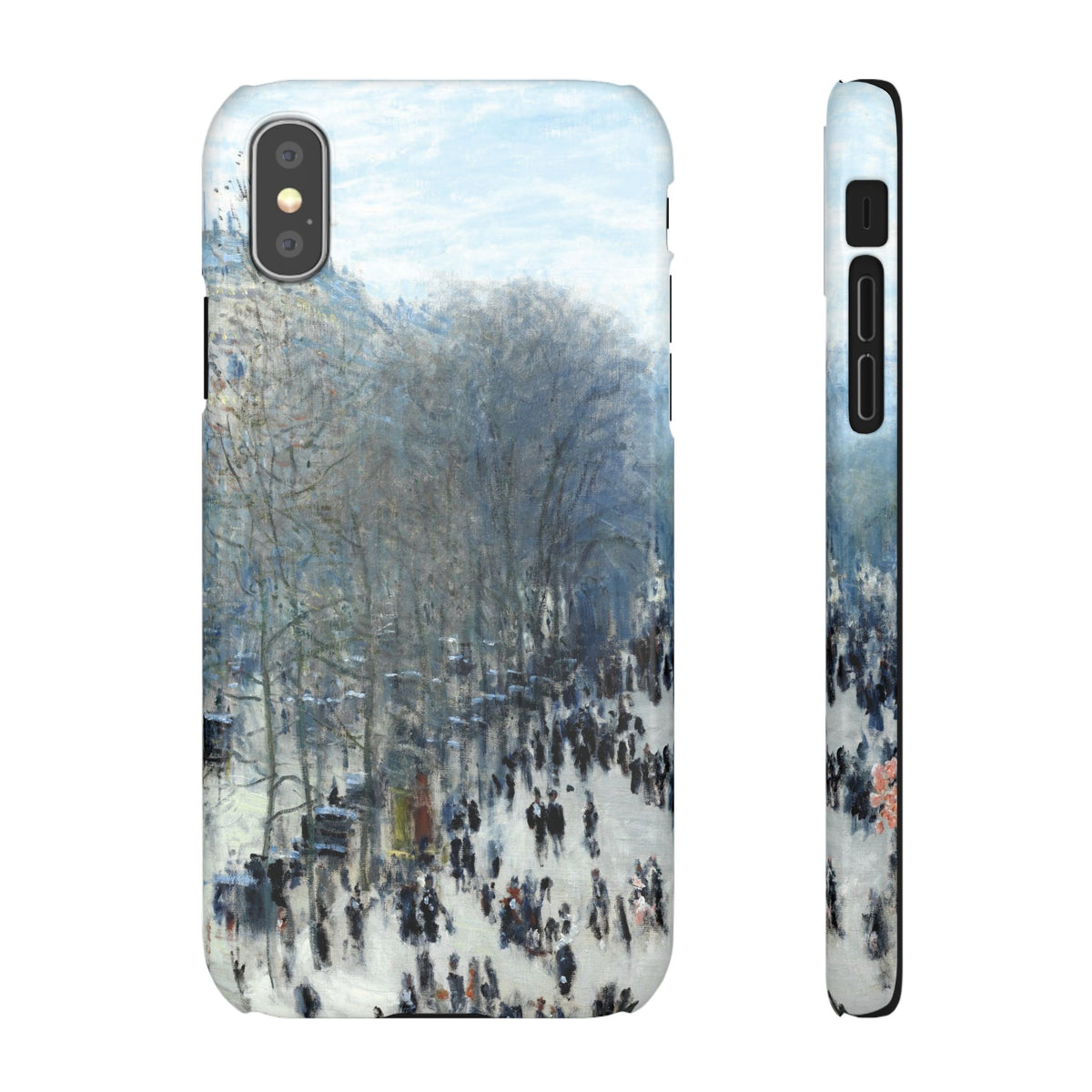 Boulevard des Capucines by Claude Monet - iPhone Slim Case
