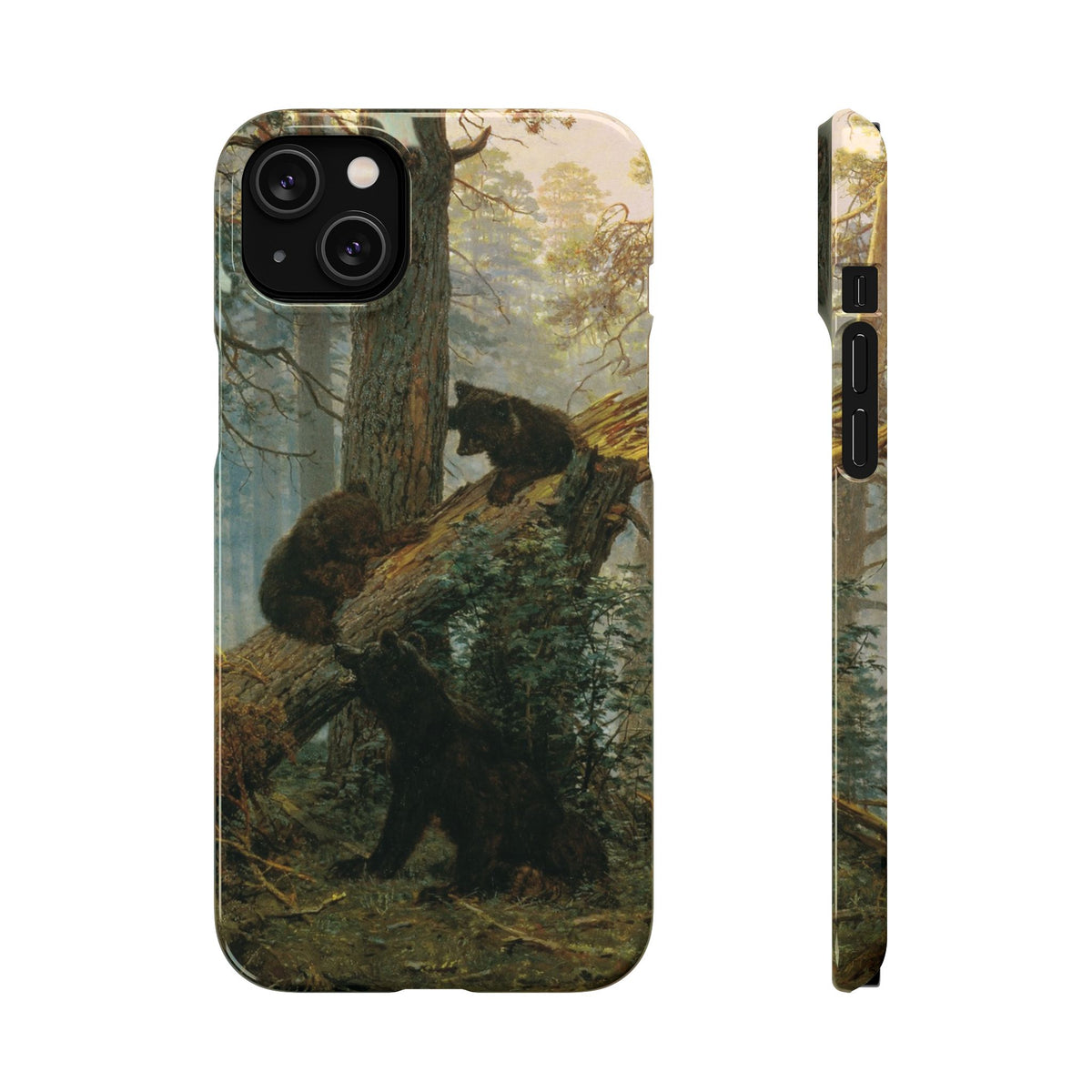 Morning in a Pine Forest by Ivan Ivanovich Shishkin - iPhone Slim Case