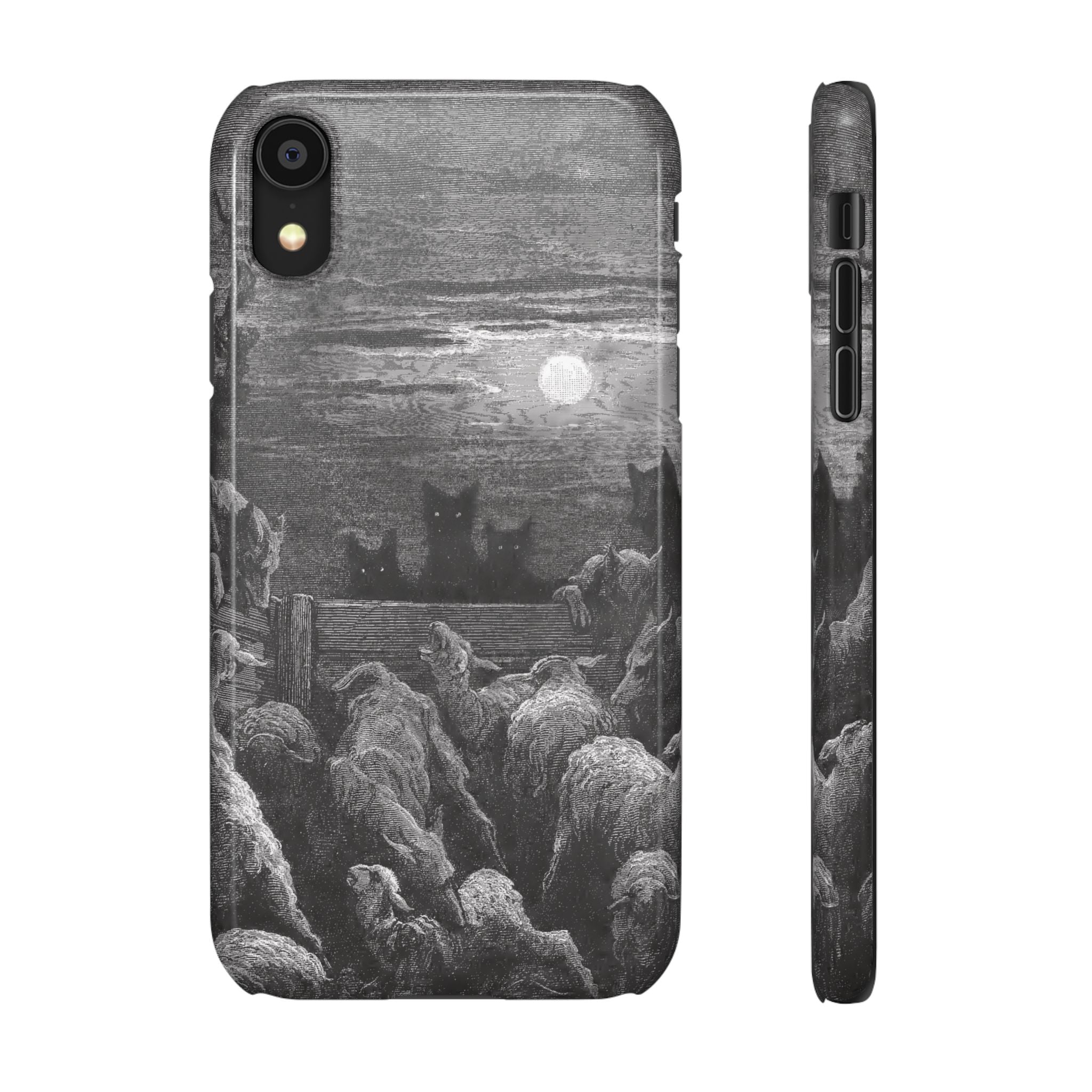 The Wolves and The Sheep by Gustave Dore - iPhone Slim Case