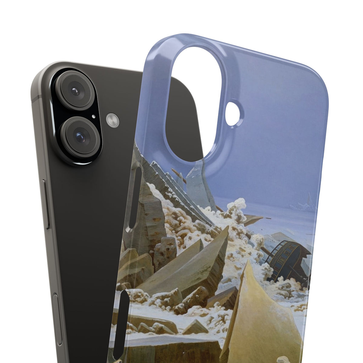 The Sea of Ice by Caspar David Friedrich - iPhone Slim Case